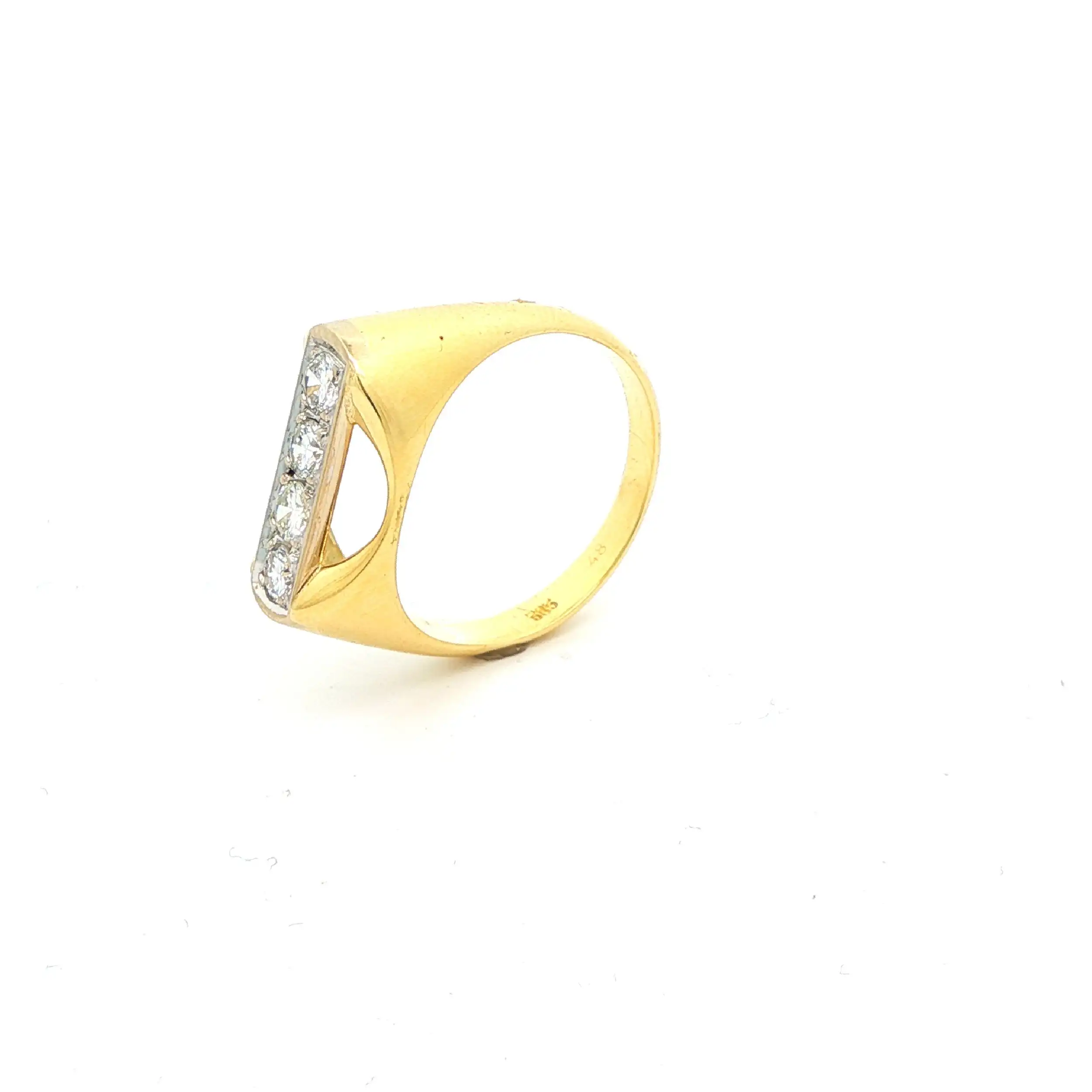 Ring Bicolor mit Brillanten