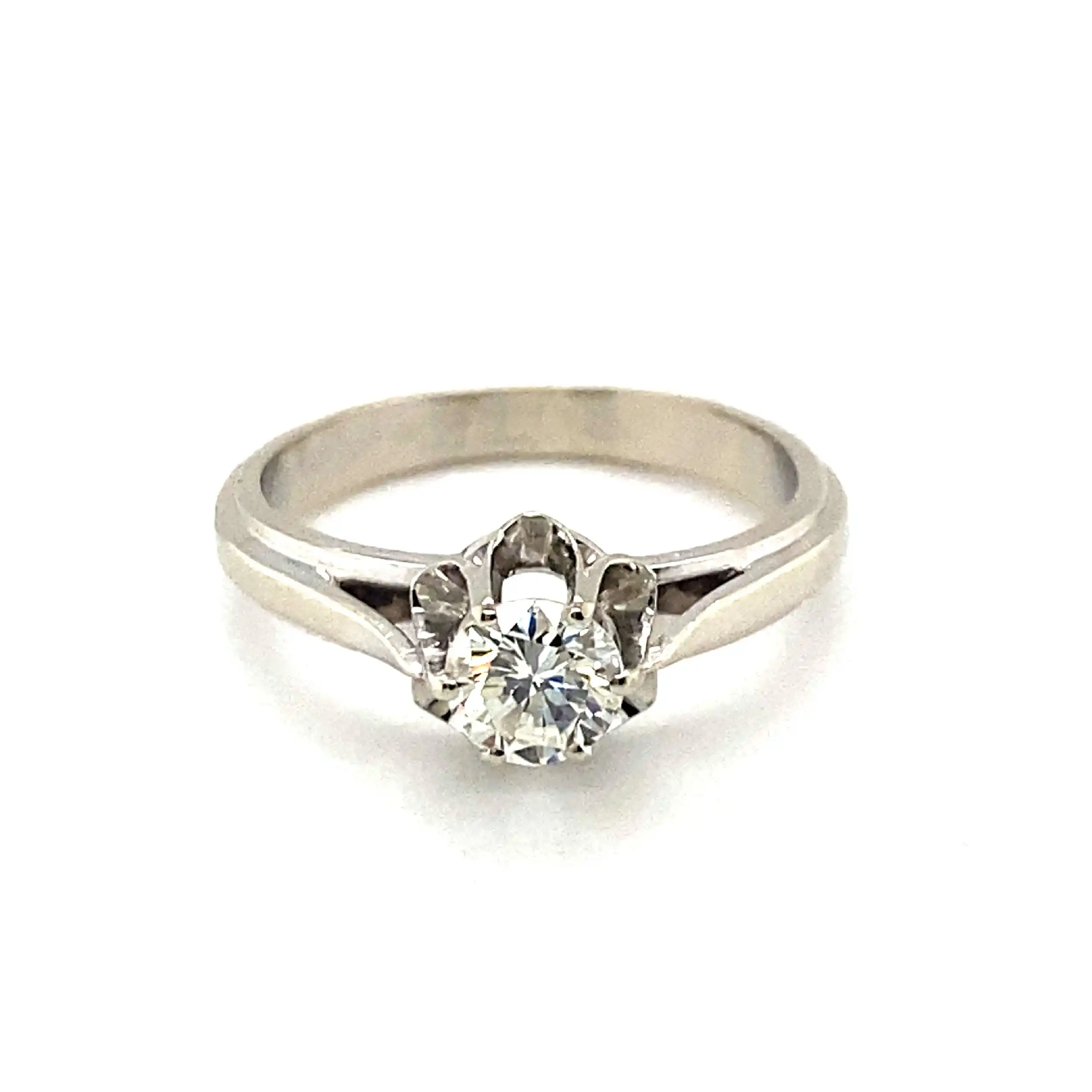 Ring Weißgold mit Brillant ca. 0,70ct. Ring Weißgold mit Brillant ca. 0,70ct.