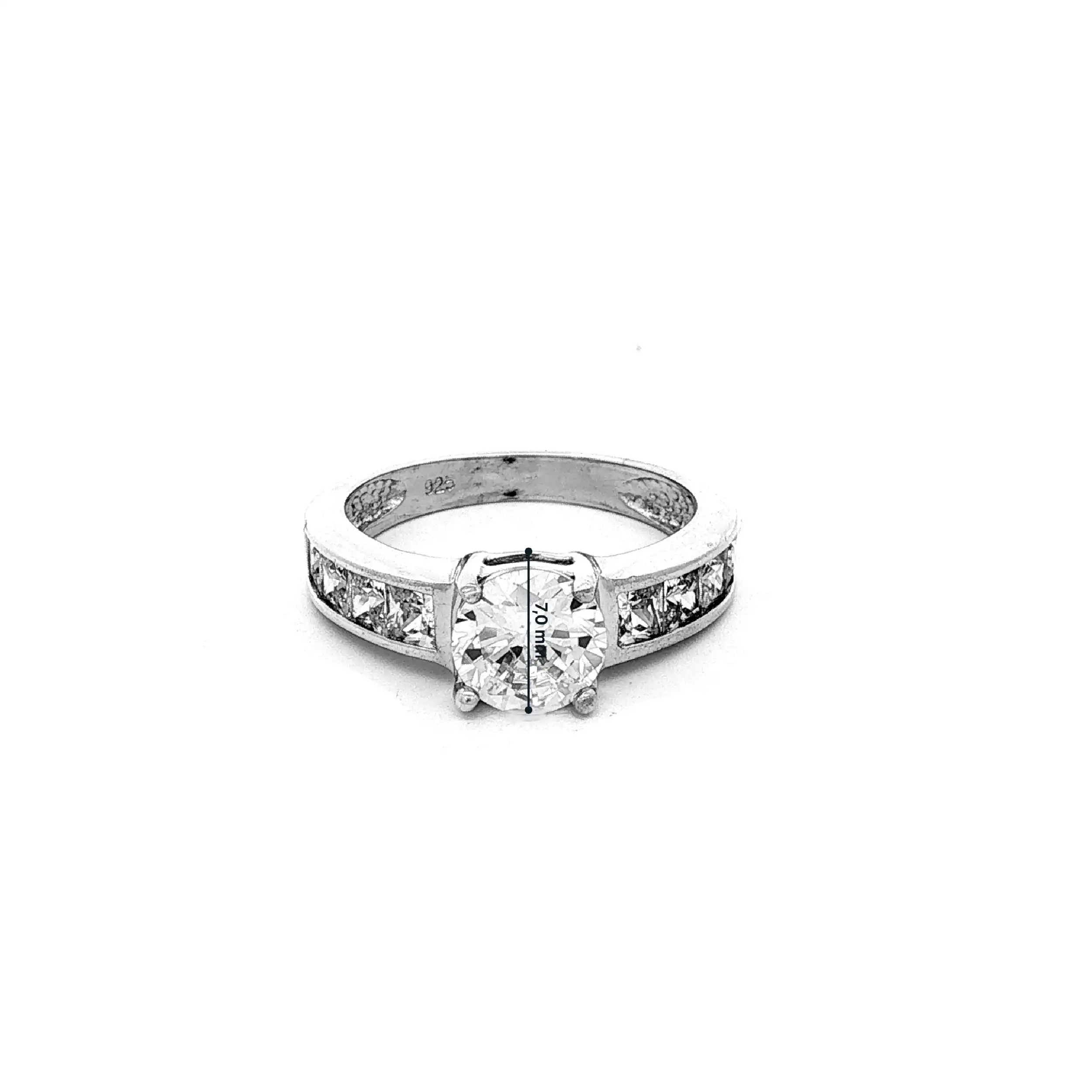 Ring Silber mit Zirkonia