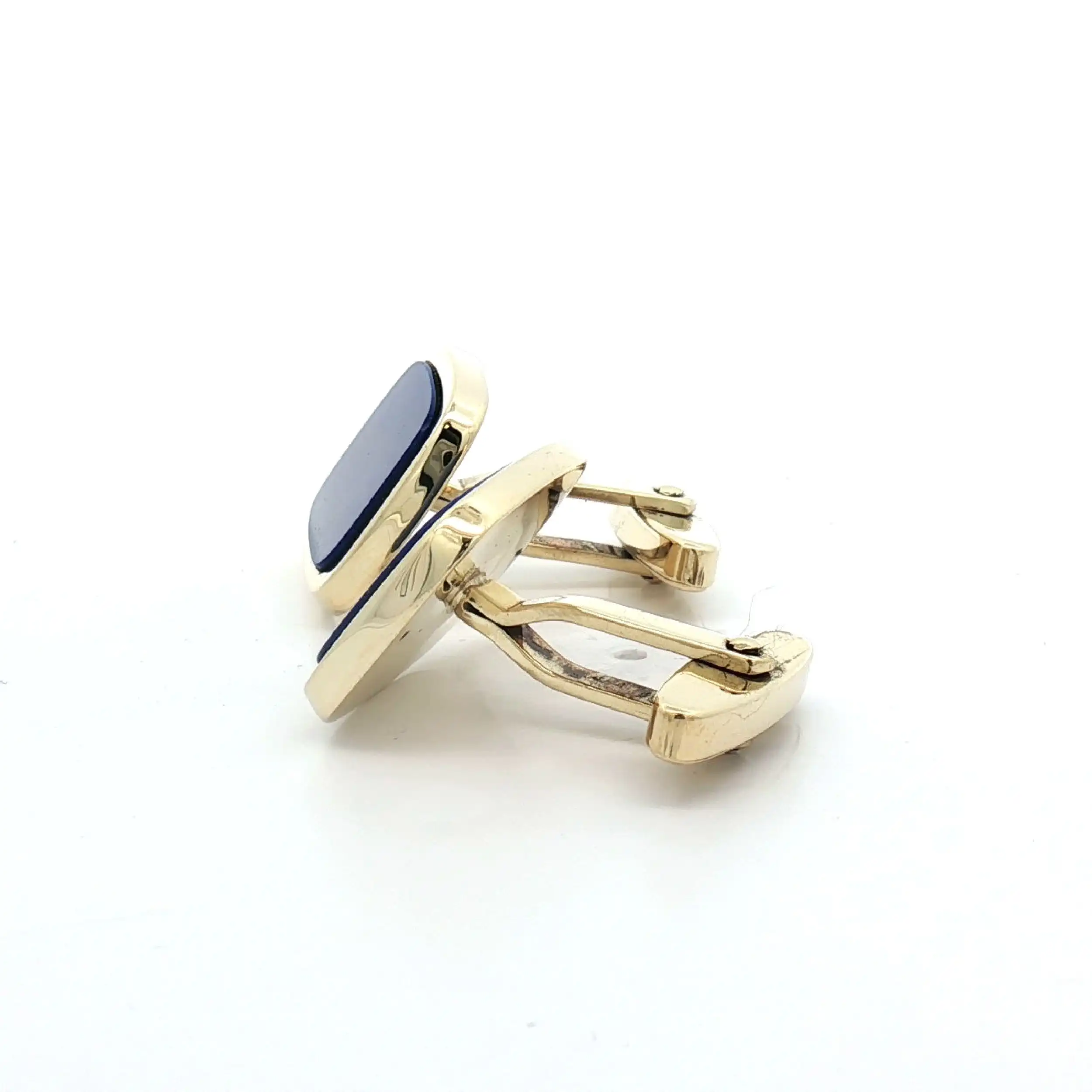Manschettenknöpfe Gelbgold Lapislazuli Manschettenknöpfe Gelbgold Lapislazuli