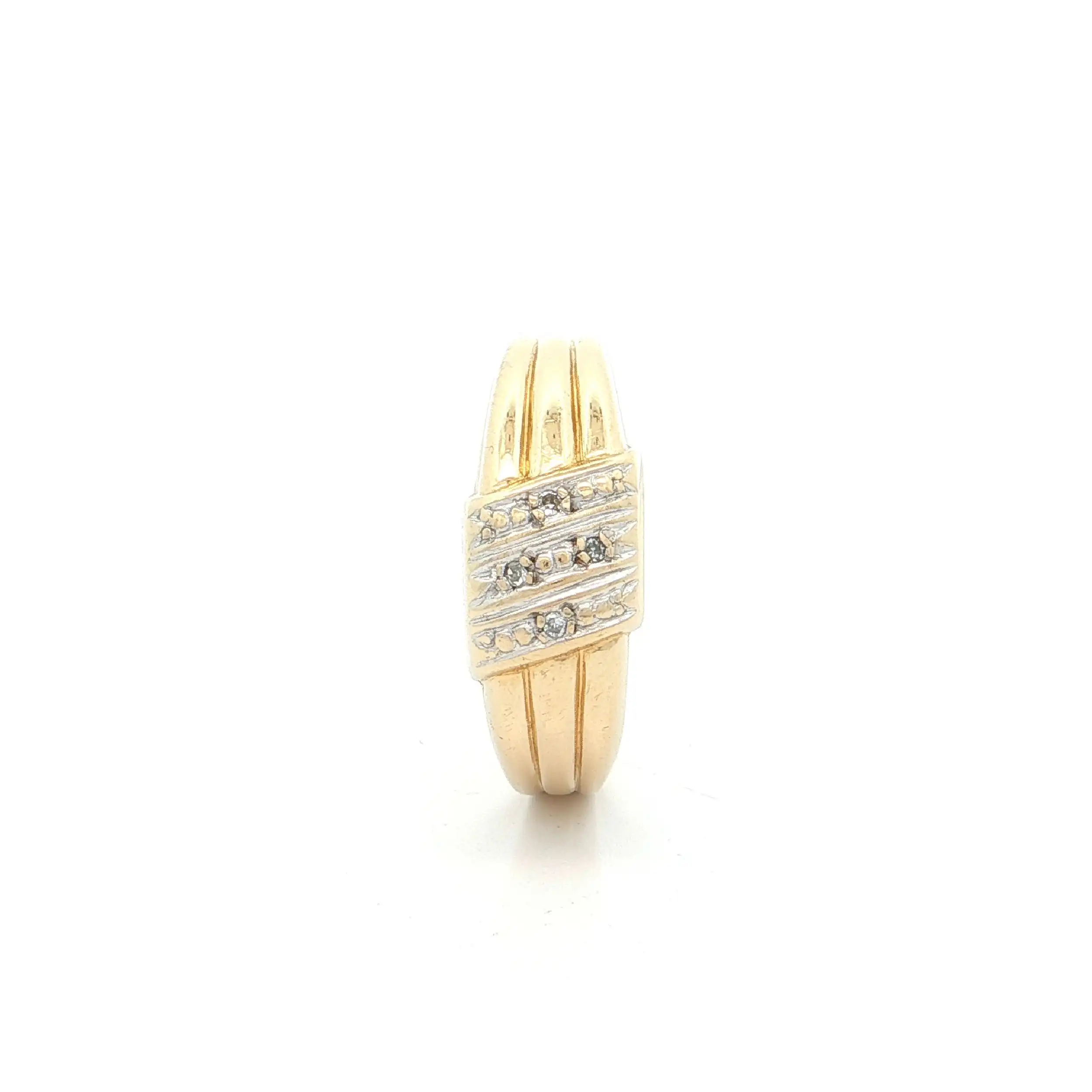 Ring Bicolor mit Diamanten Ring Bicolor mit Diamanten