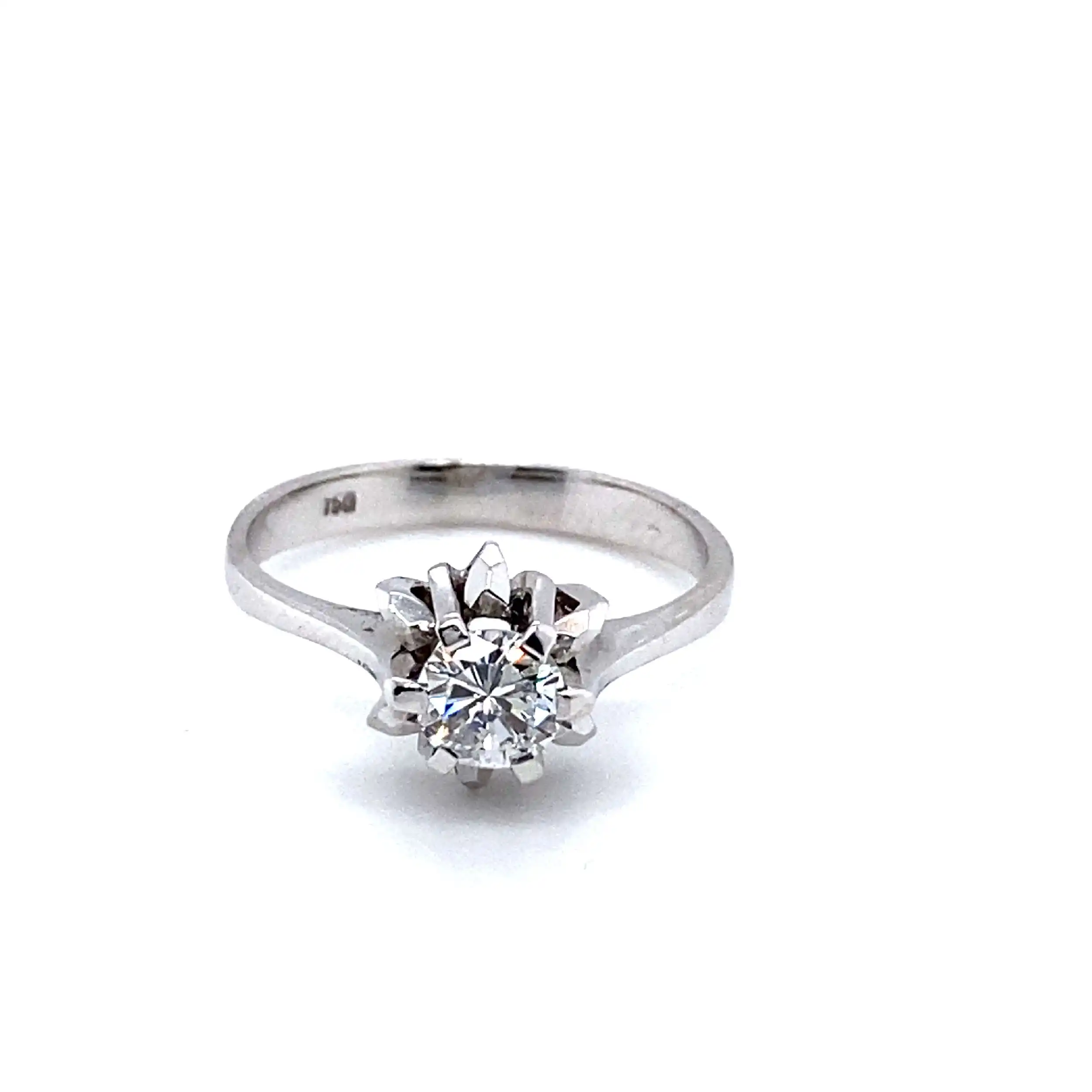 Ring Weißgold mit Solitär Brillant Ring Weißgold mit Solitär Brillant
