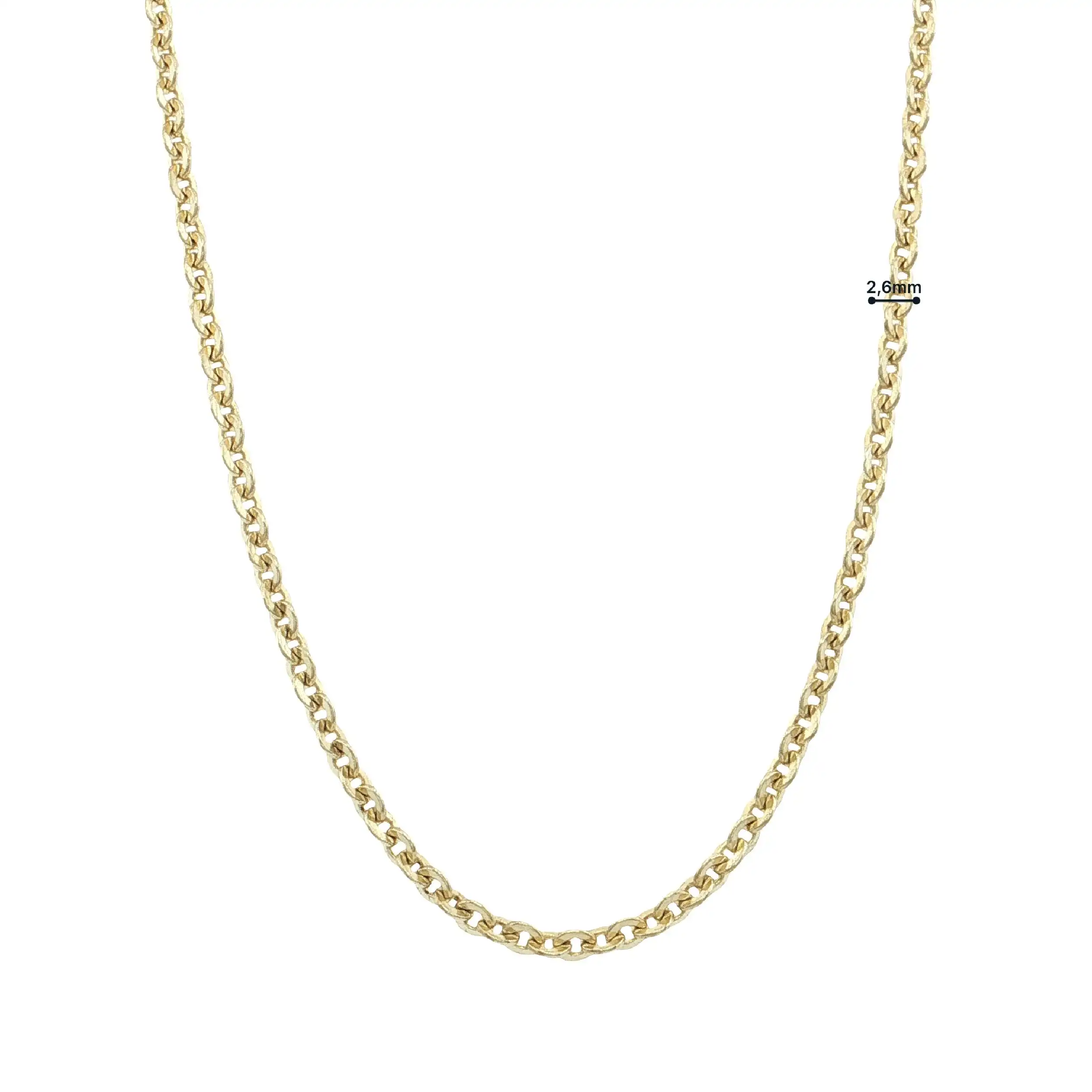 Rundankerkette Gelbgold Rundankerkette Gelbgold