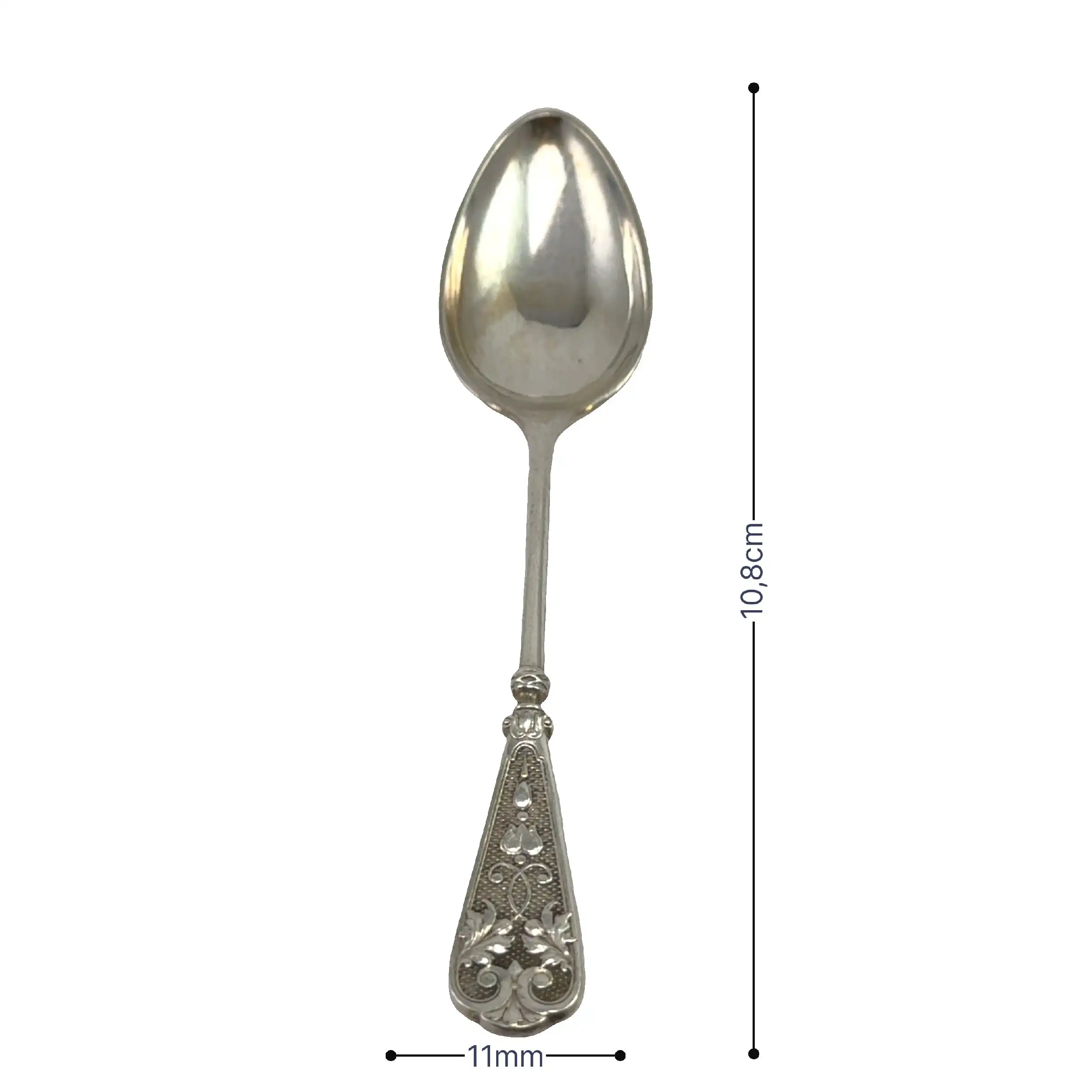 6 Kaffeelöffel 750er-Silber