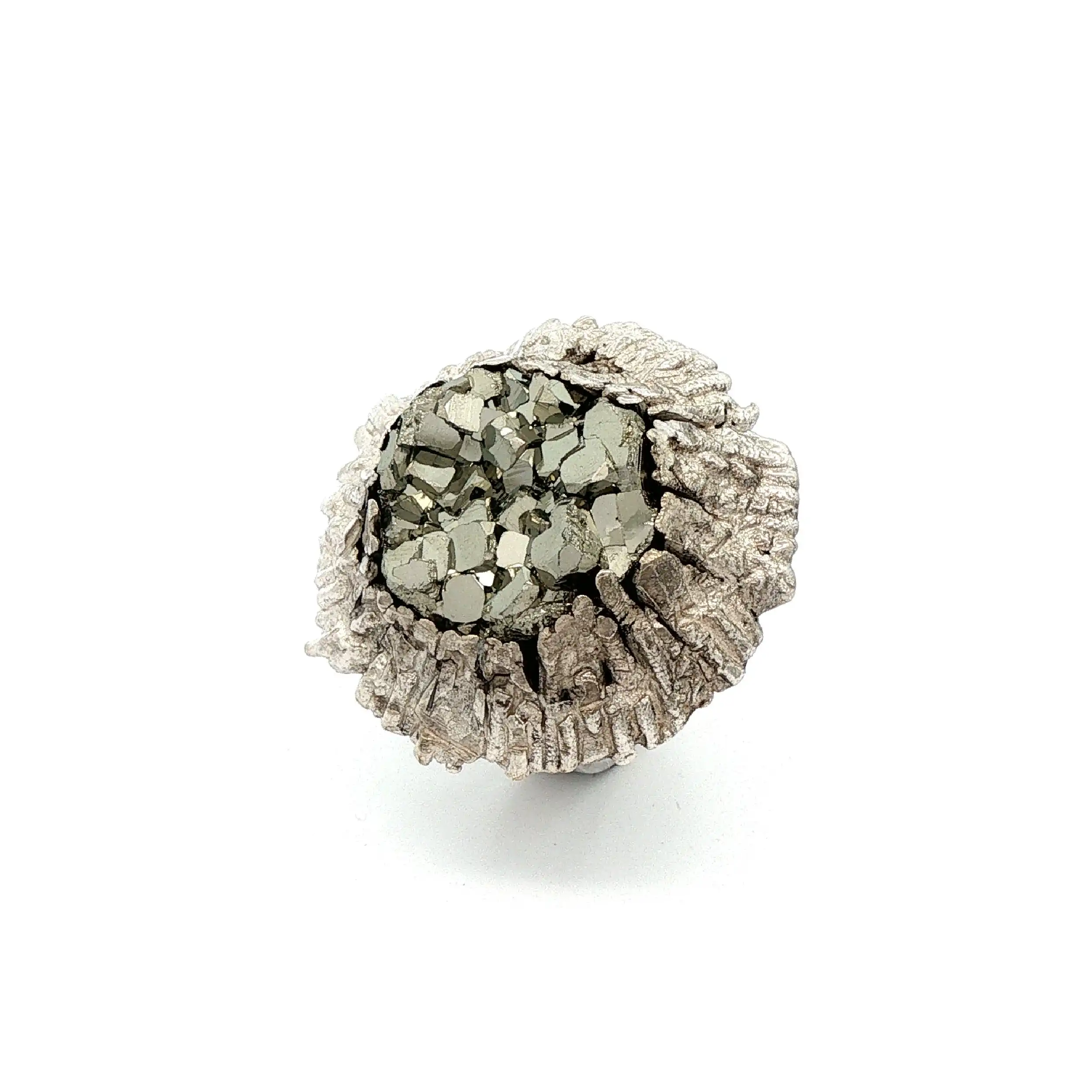 Ring Silber mit Pyrit Ring Silber mit Pyrit