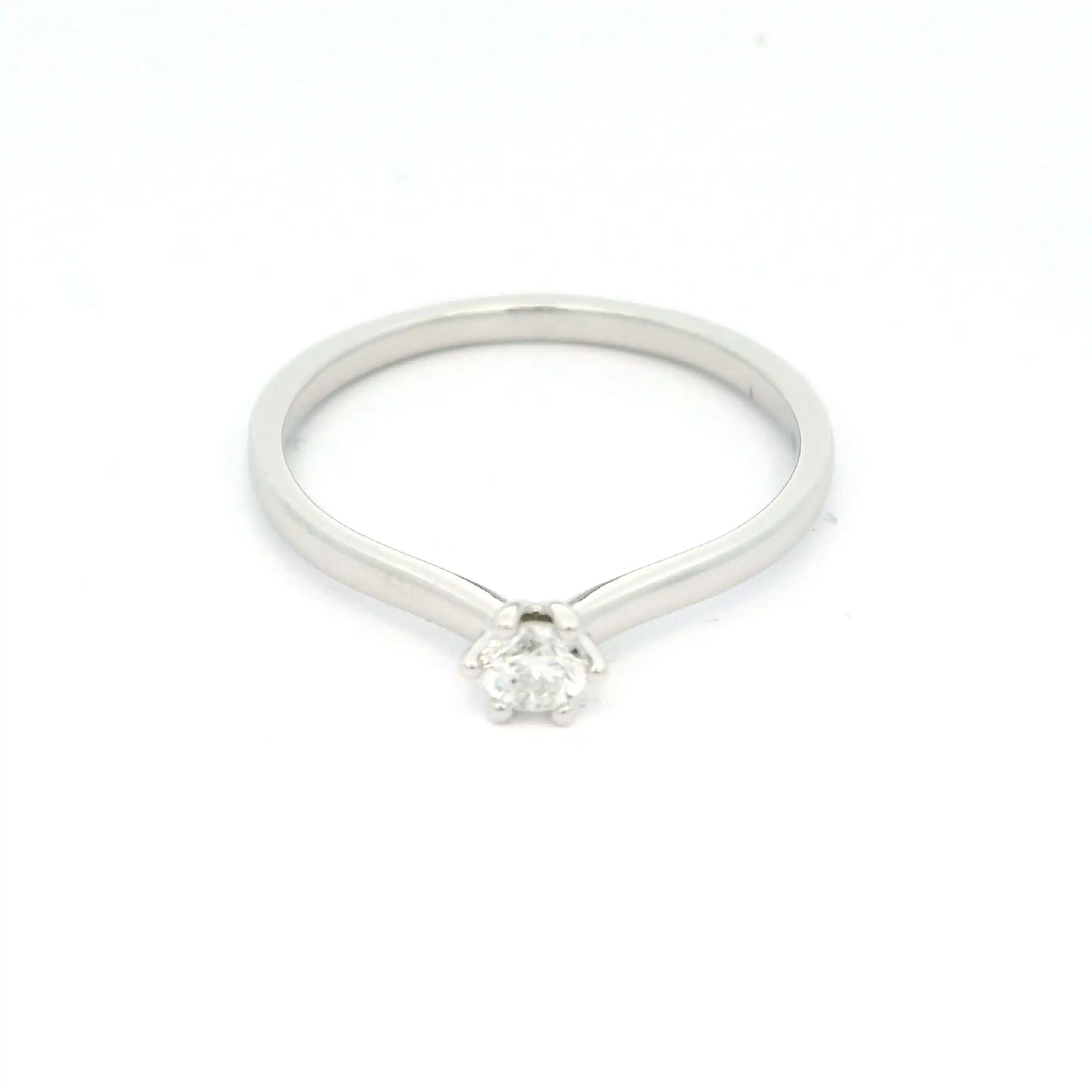 Solitärring Weißgold mit Brillant