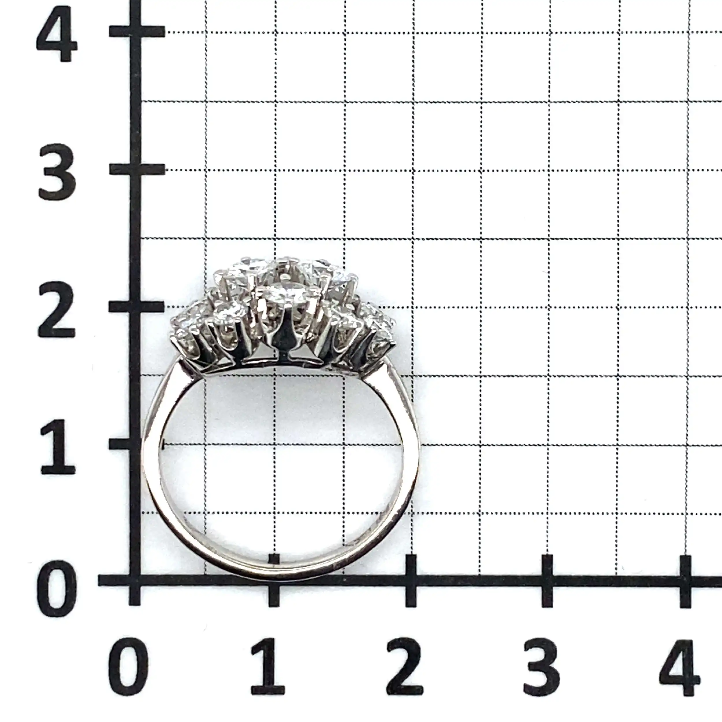 Ring Weißgold mit 12 Brillanten Ring Weißgold mit 12 Brillanten