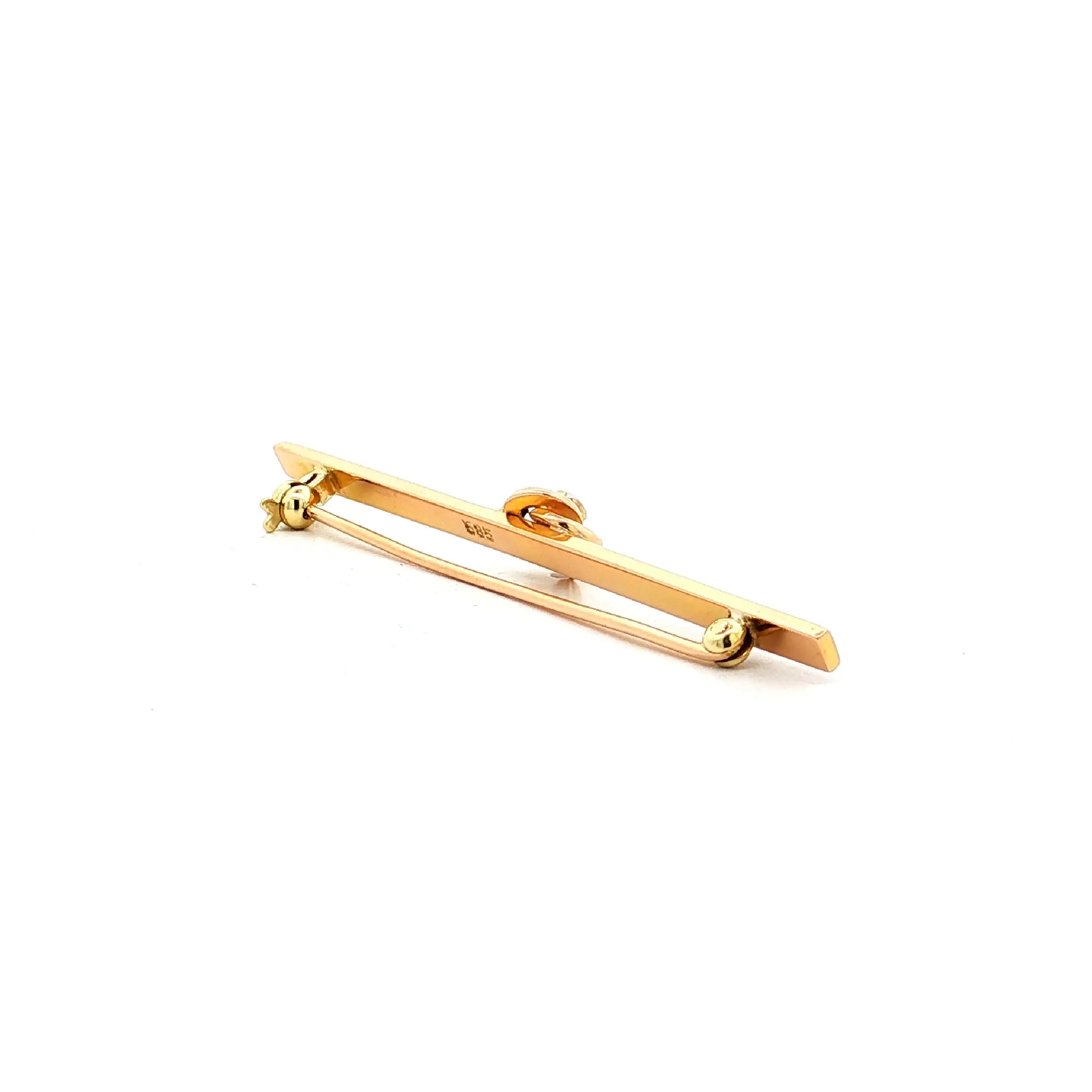 Nadel Gelbgold mit Altschliff Brillant Nadel Gelbgold mit Altschliff Brillant