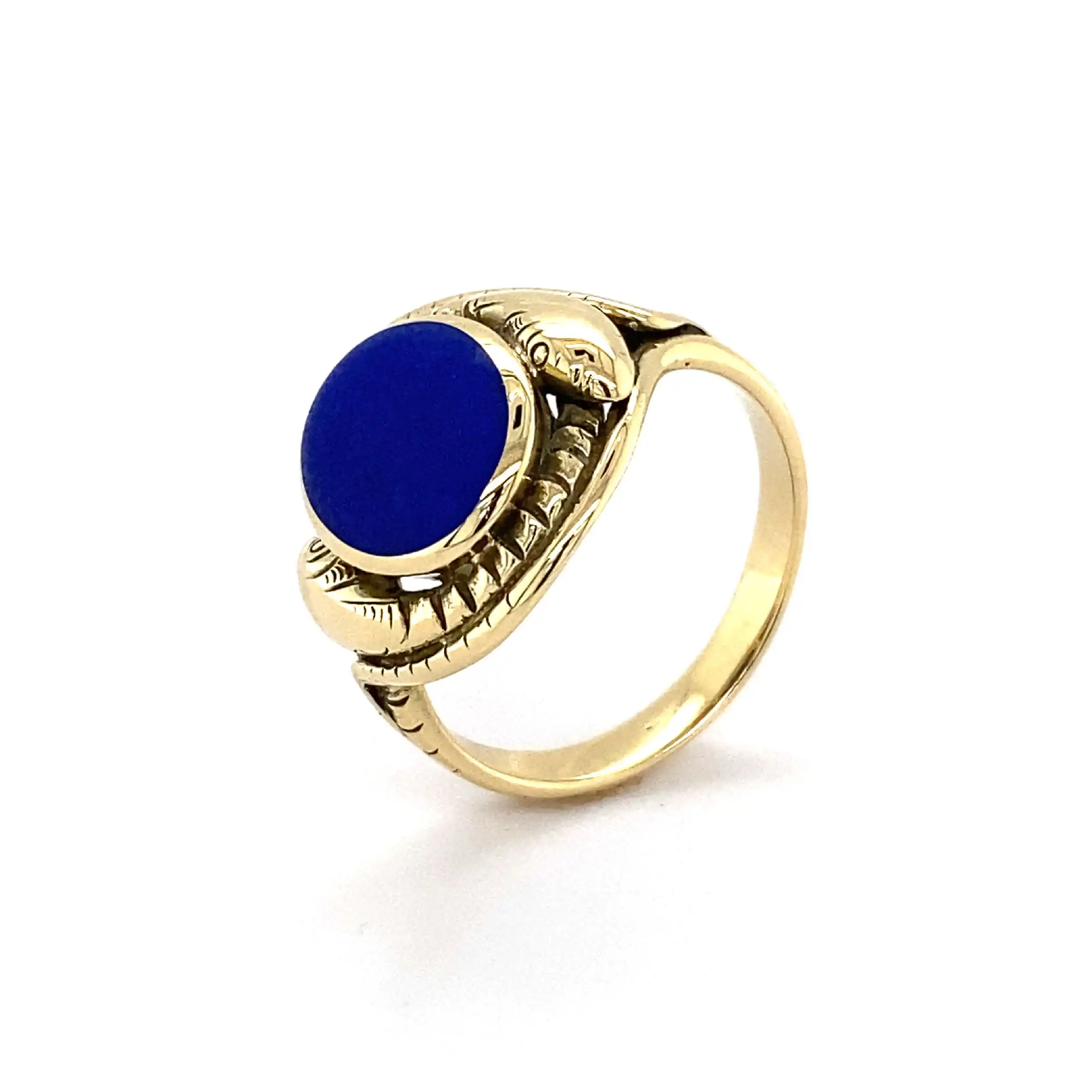 Ring Gelbgold mit Lapislazuli Ring Gelbgold mit Lapislazuli