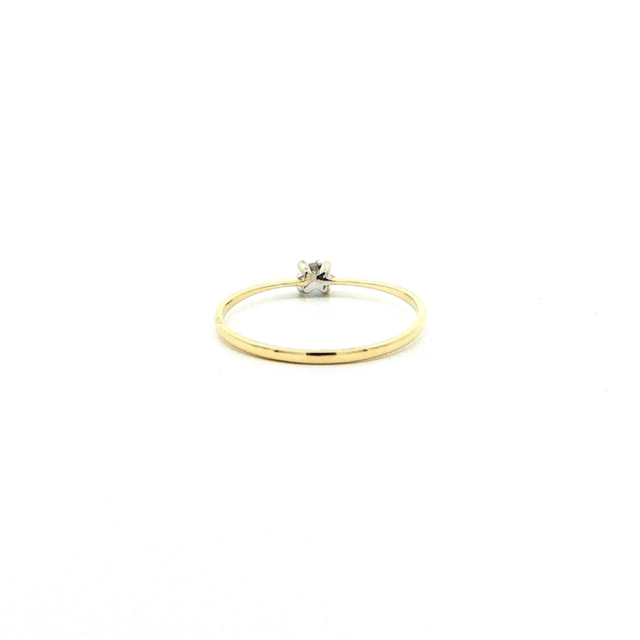 Ring Gelbgold mit Brillant Ring Gelbgold mit Brillant