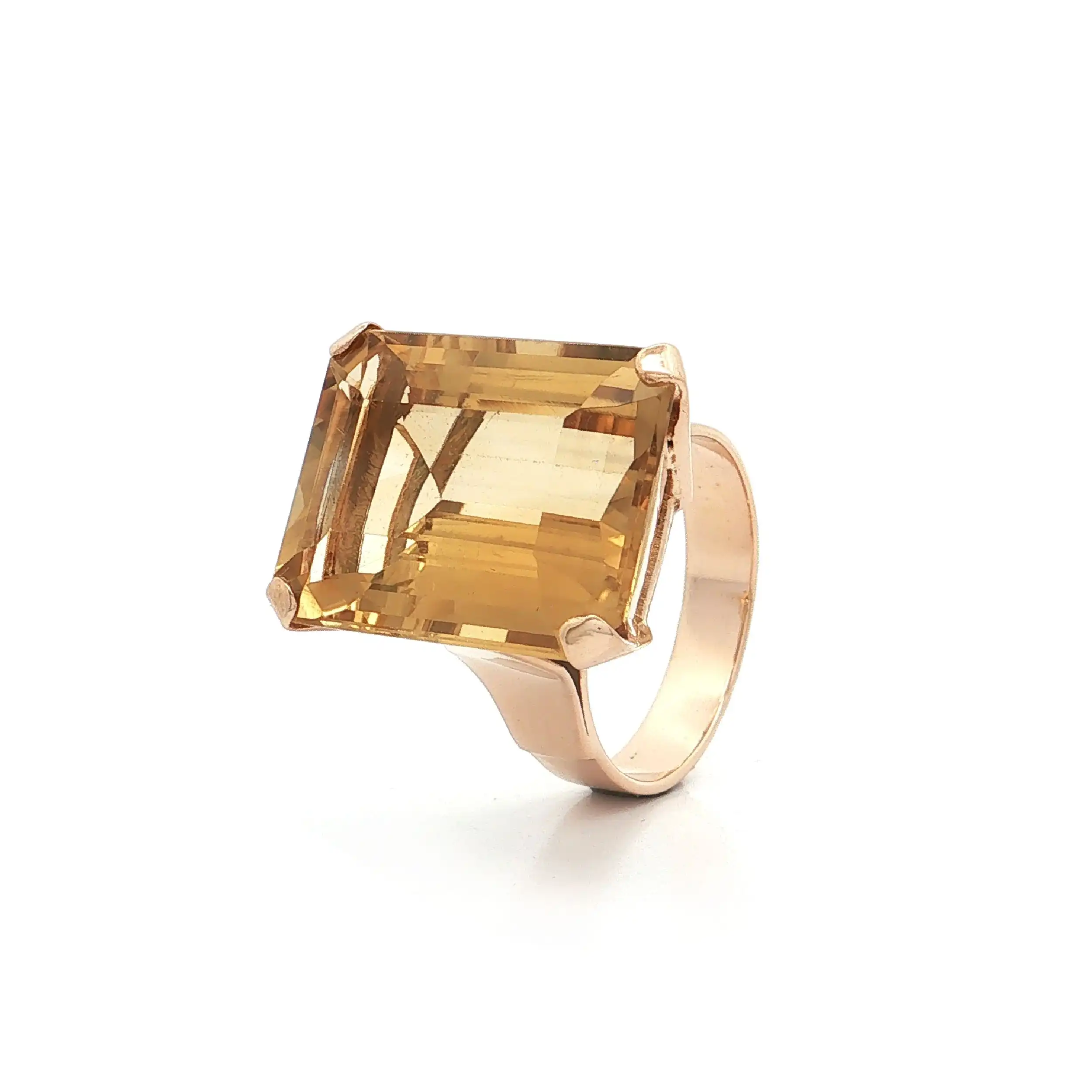 Ring Gelbgold mit Citrin Ring Gelbgold mit Citrin