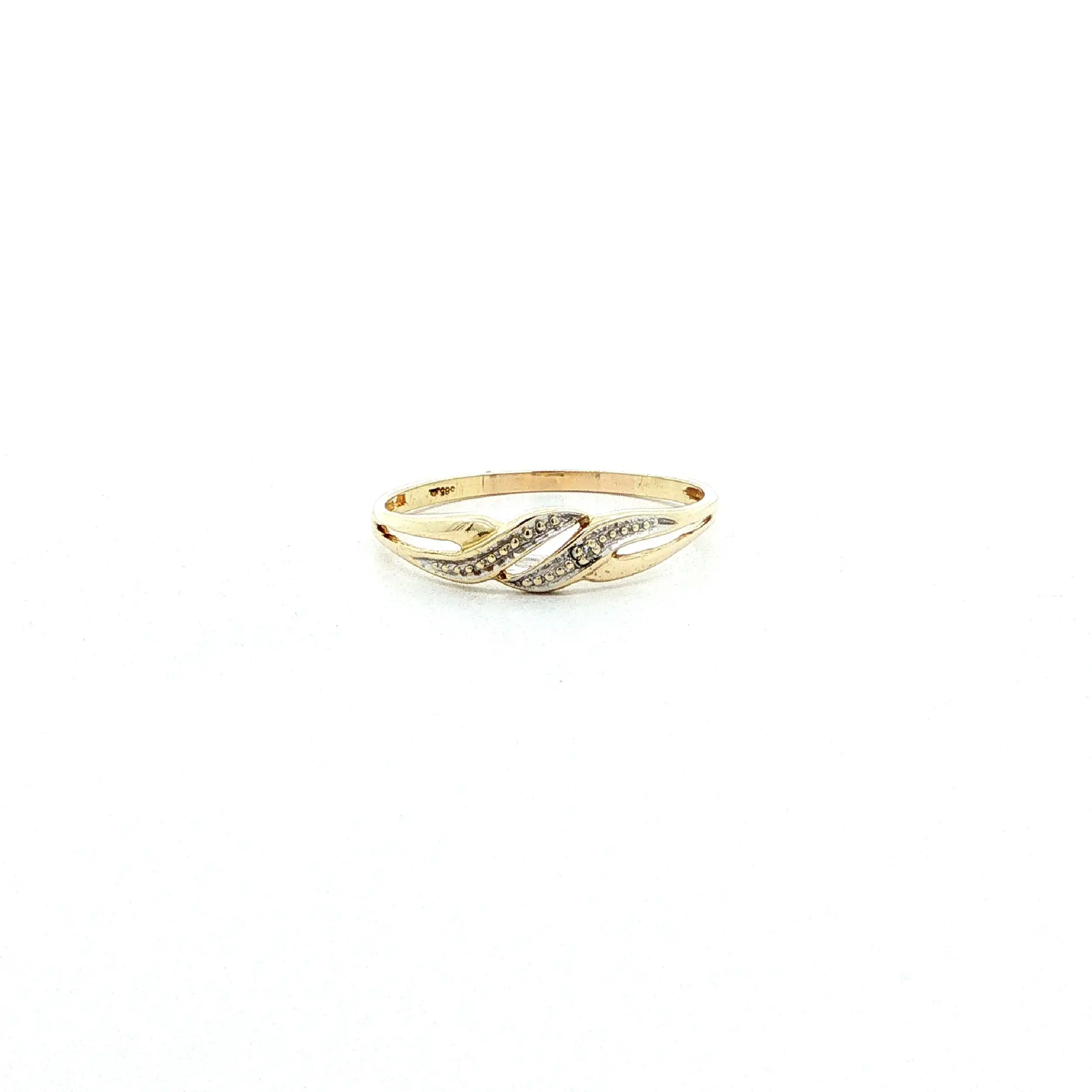 Ring Gelbgold mit Diamant