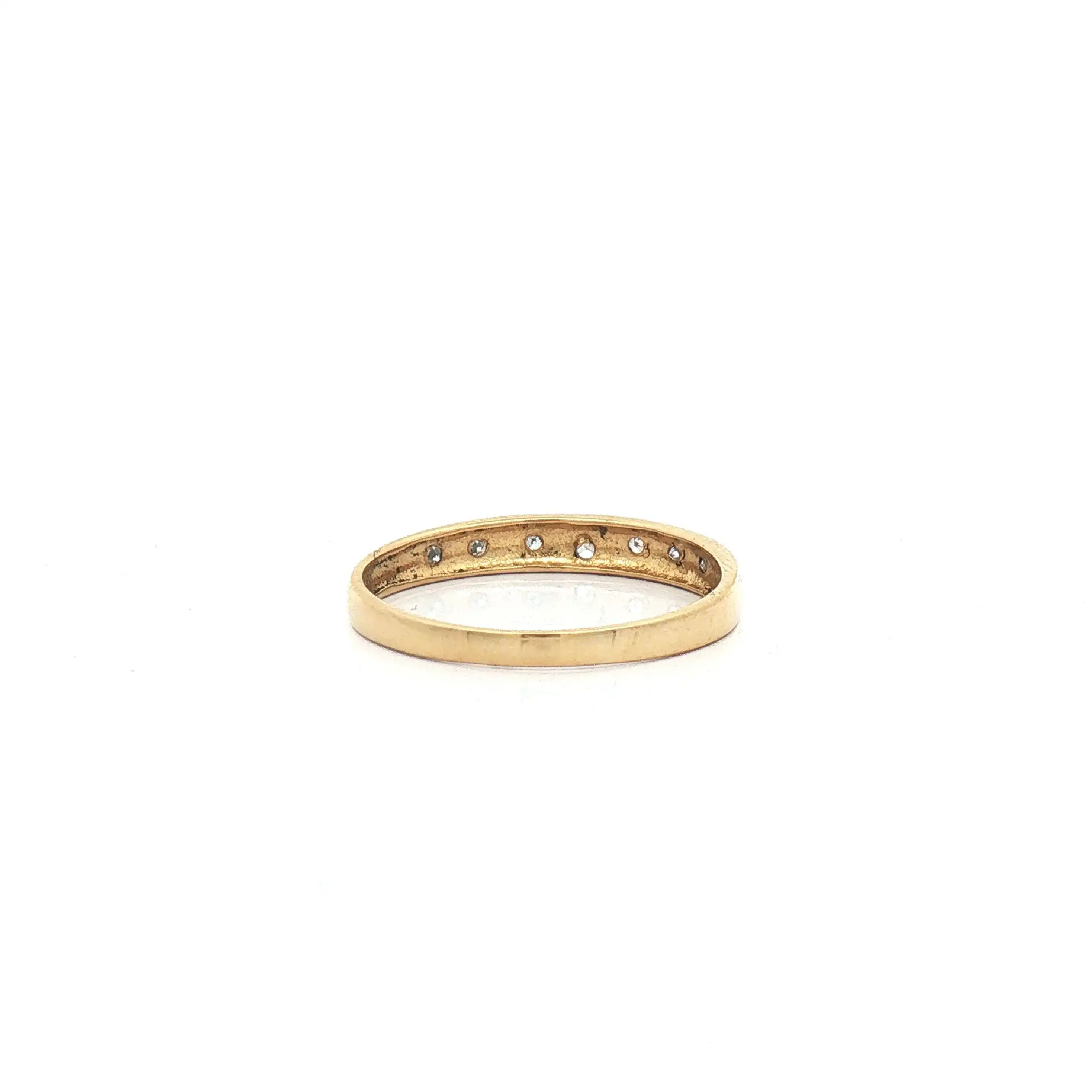 Ring Gelbgold mit Diamanten