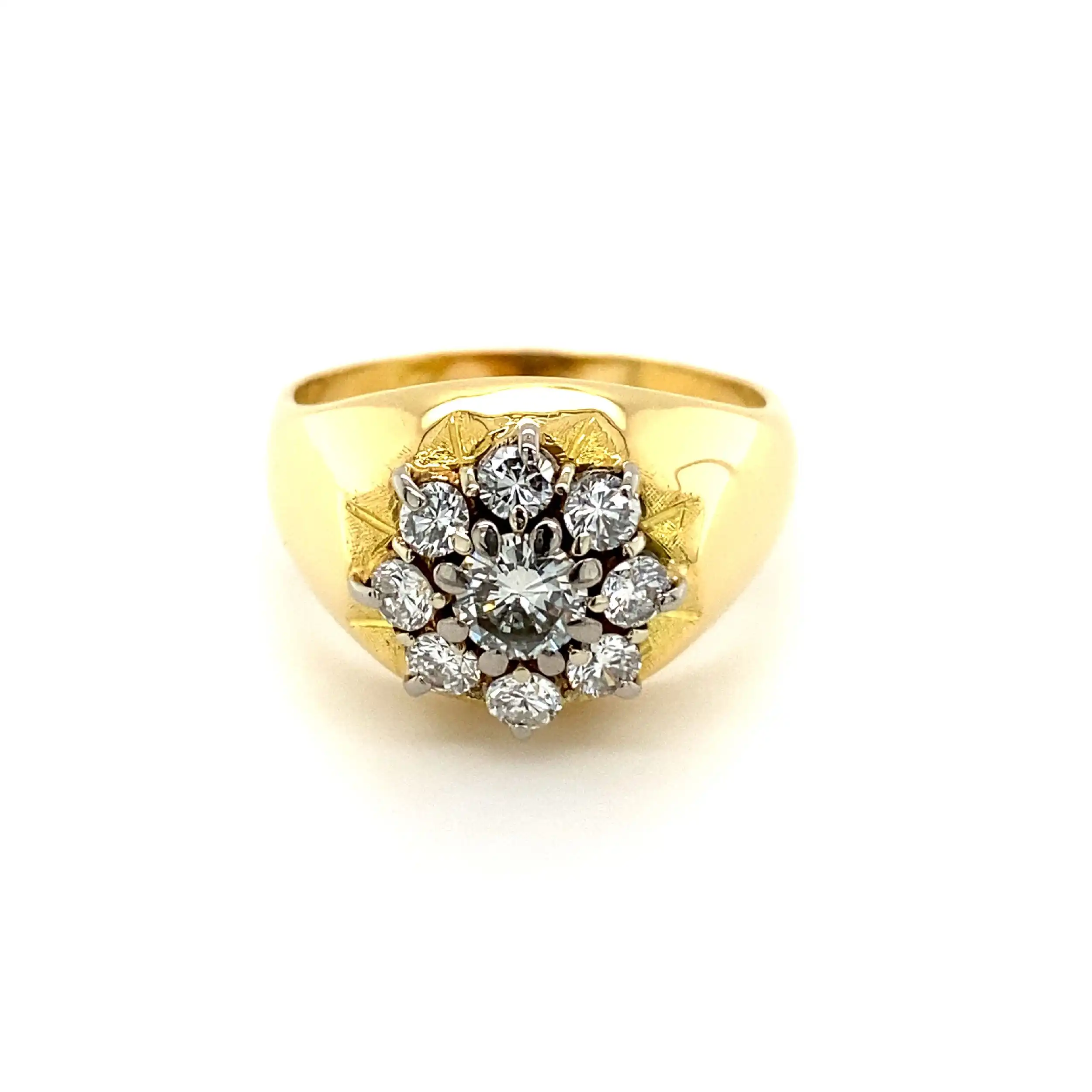 Ring Gelbgold mit Brillanten