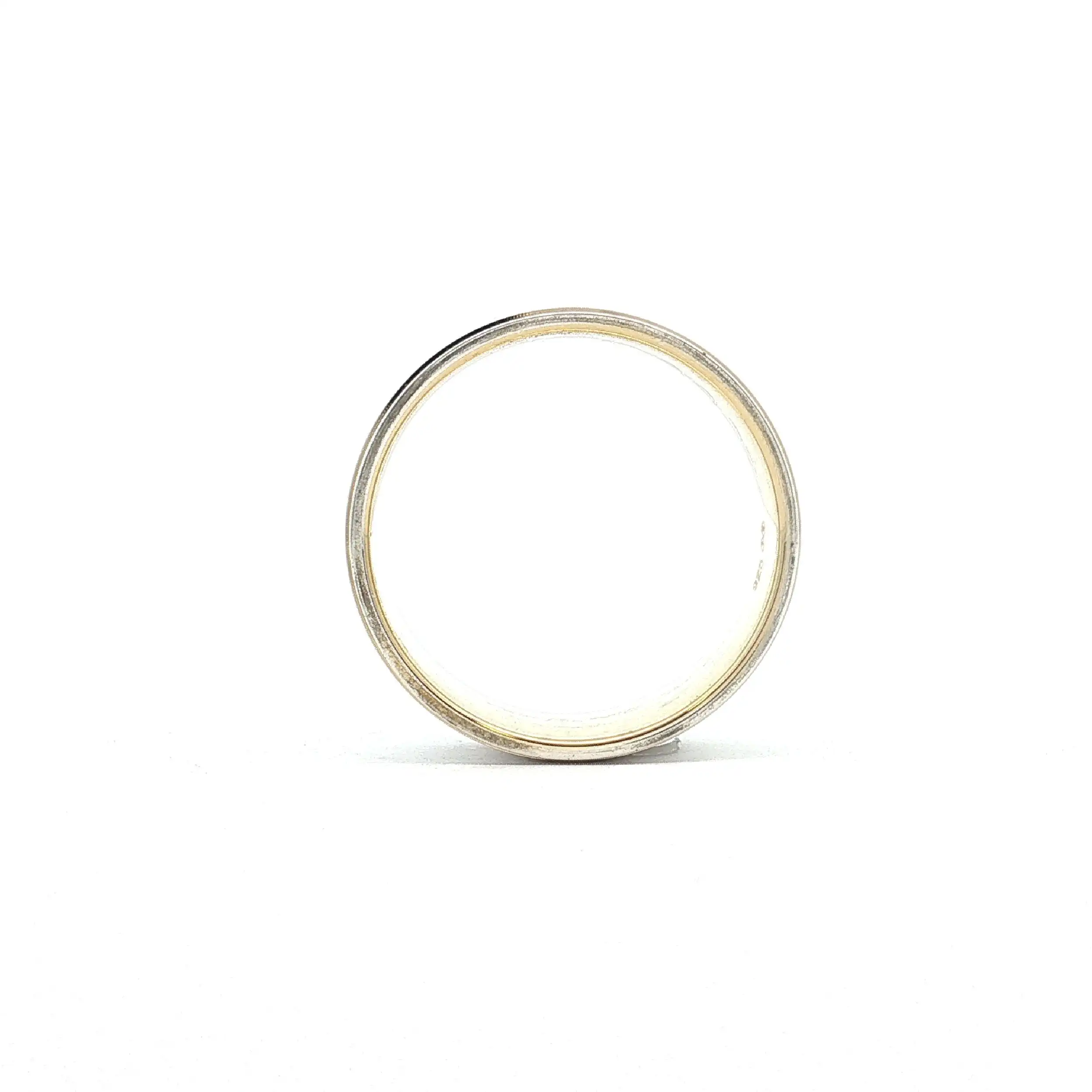 Ring Silber teilvergoldet