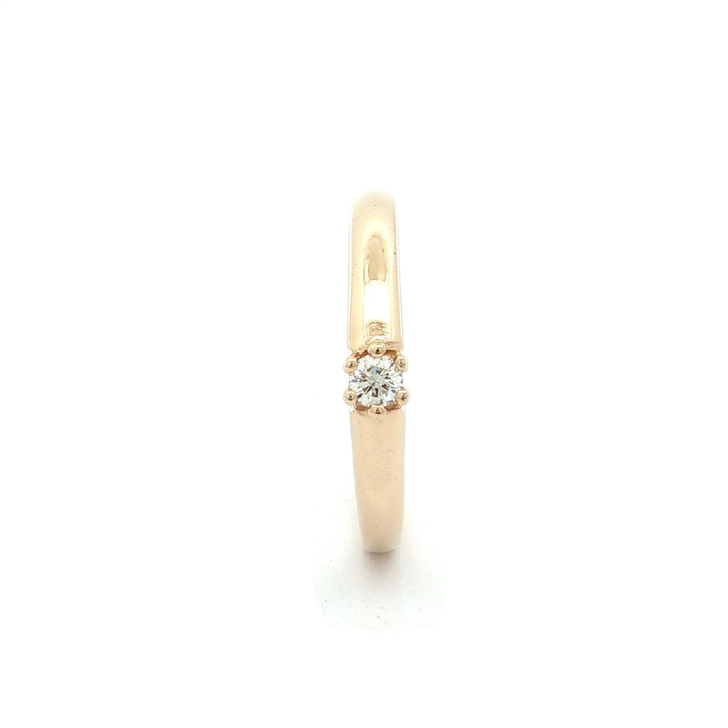 Ring Gelbgold mit Brillant "Christ" Ring Gelbgold mit Brillant "Christ"