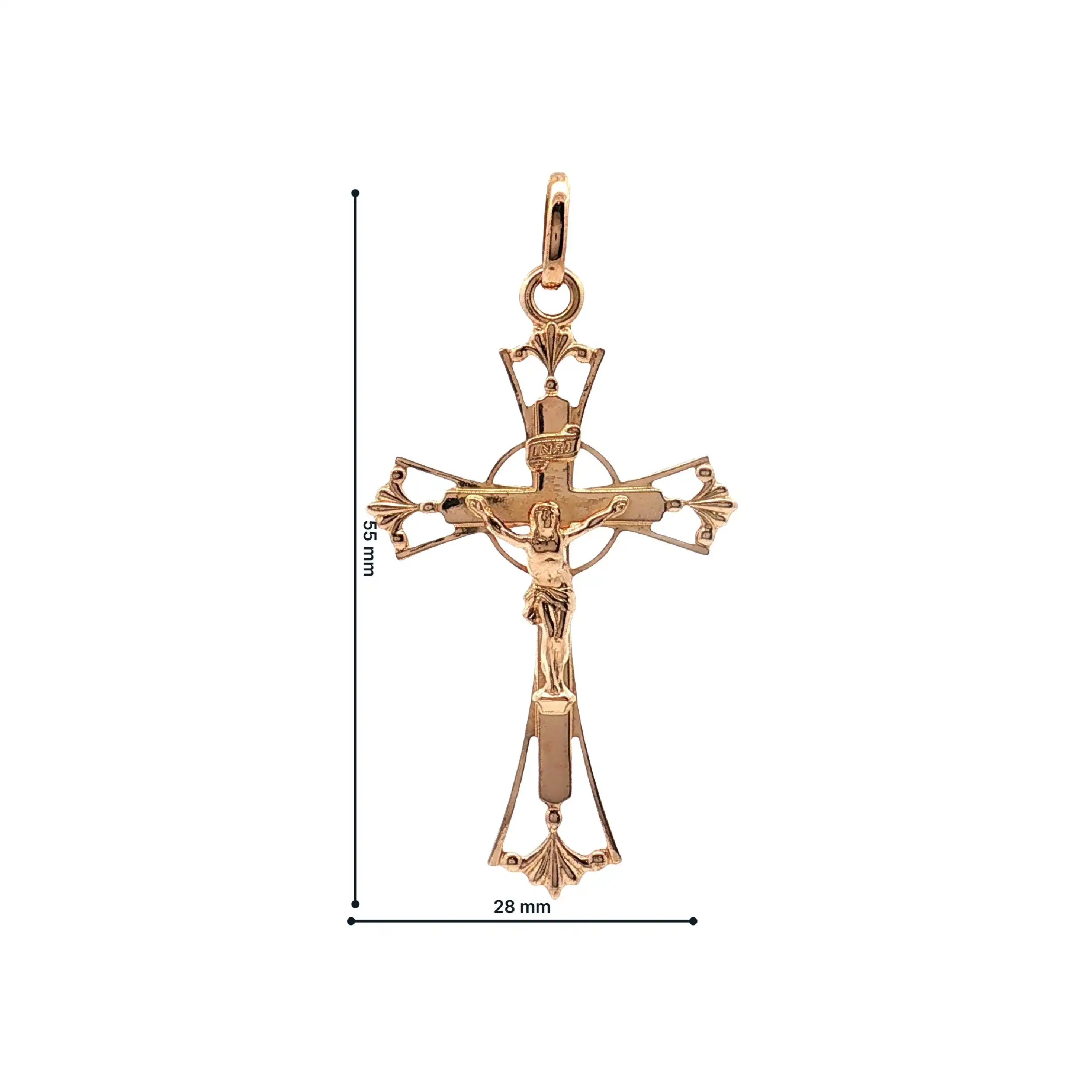 Anhänger Gelbgold Kreuz Anhänger Gelbgold Kreuz