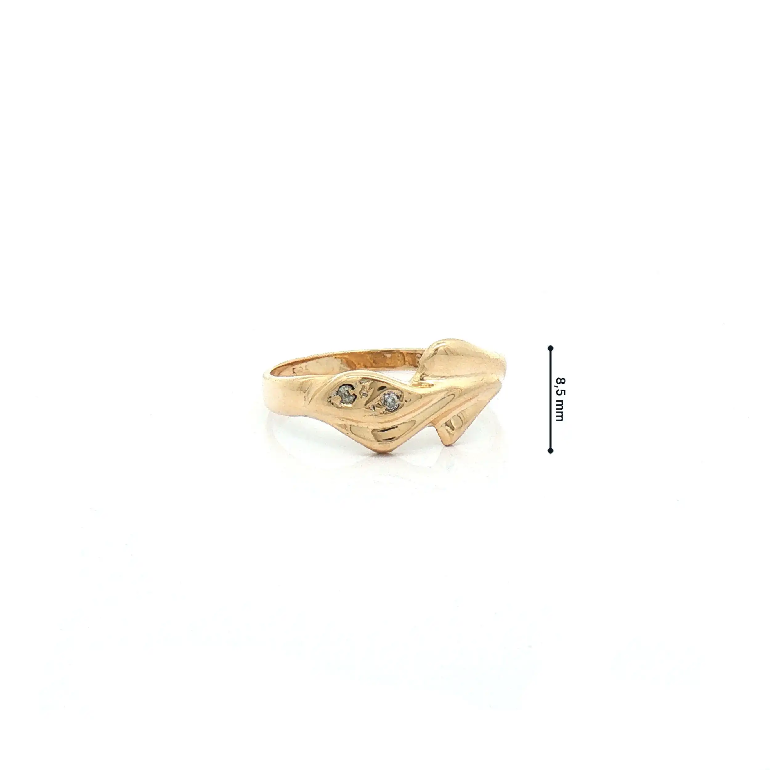 Ring Gelbgold mit Zirkonia