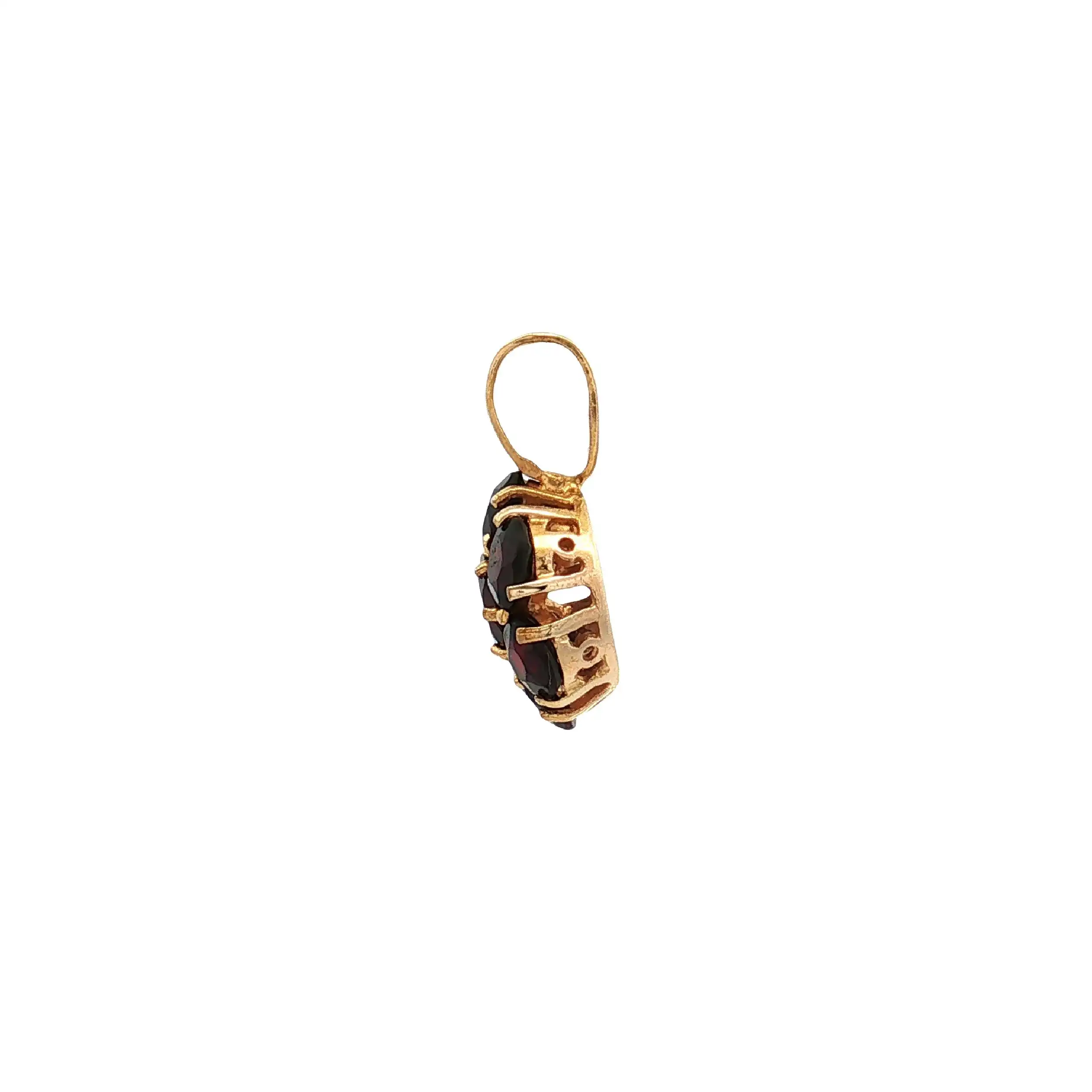 Anhänger Gelbgold mit Granat Anhänger Gelbgold mit Granat