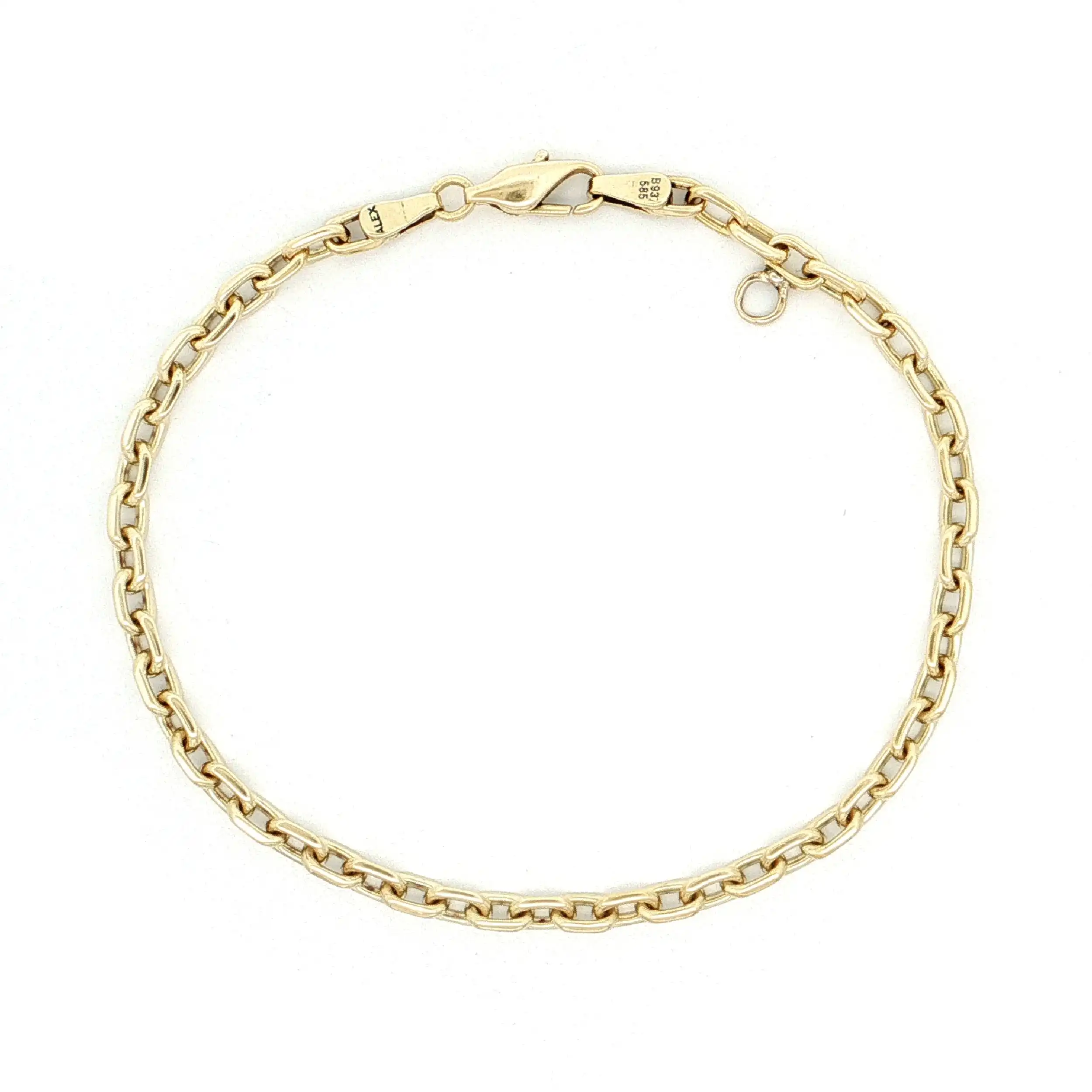Ankerarmband Gelbgold