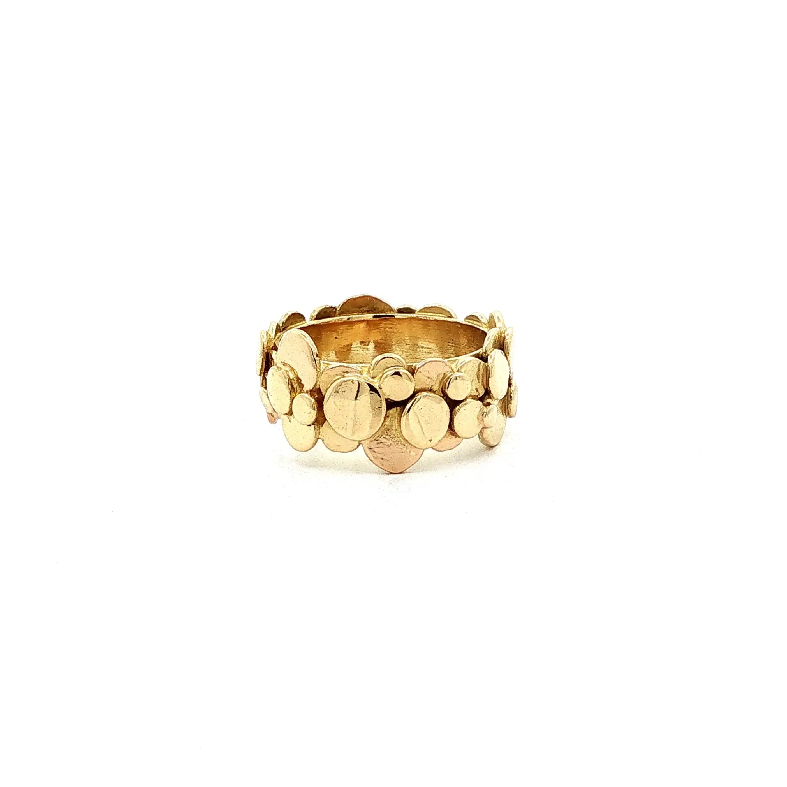 Ring Gelbgold mit Muster