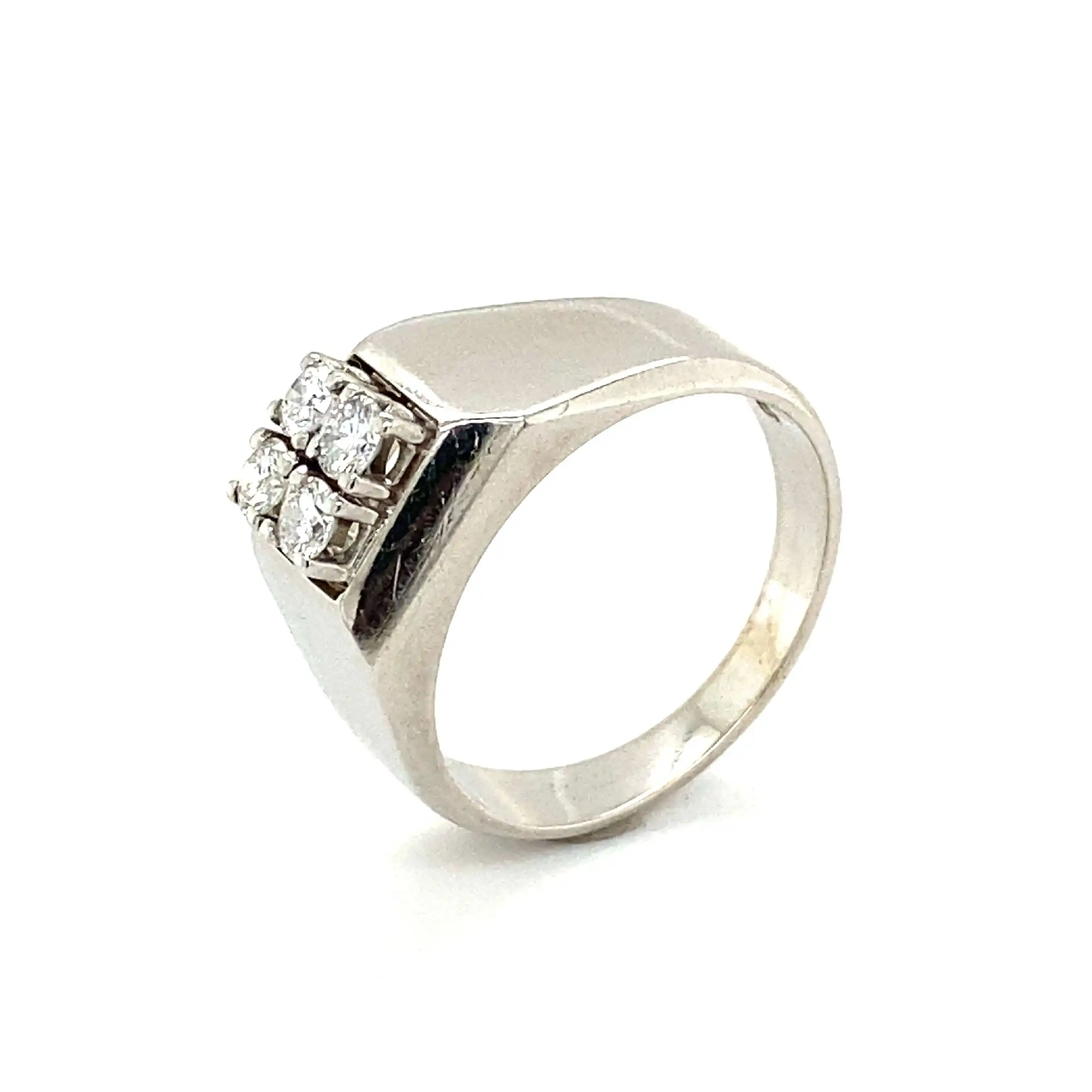 Ring Weißgold mit Brillanten Ring Weißgold mit Brillanten