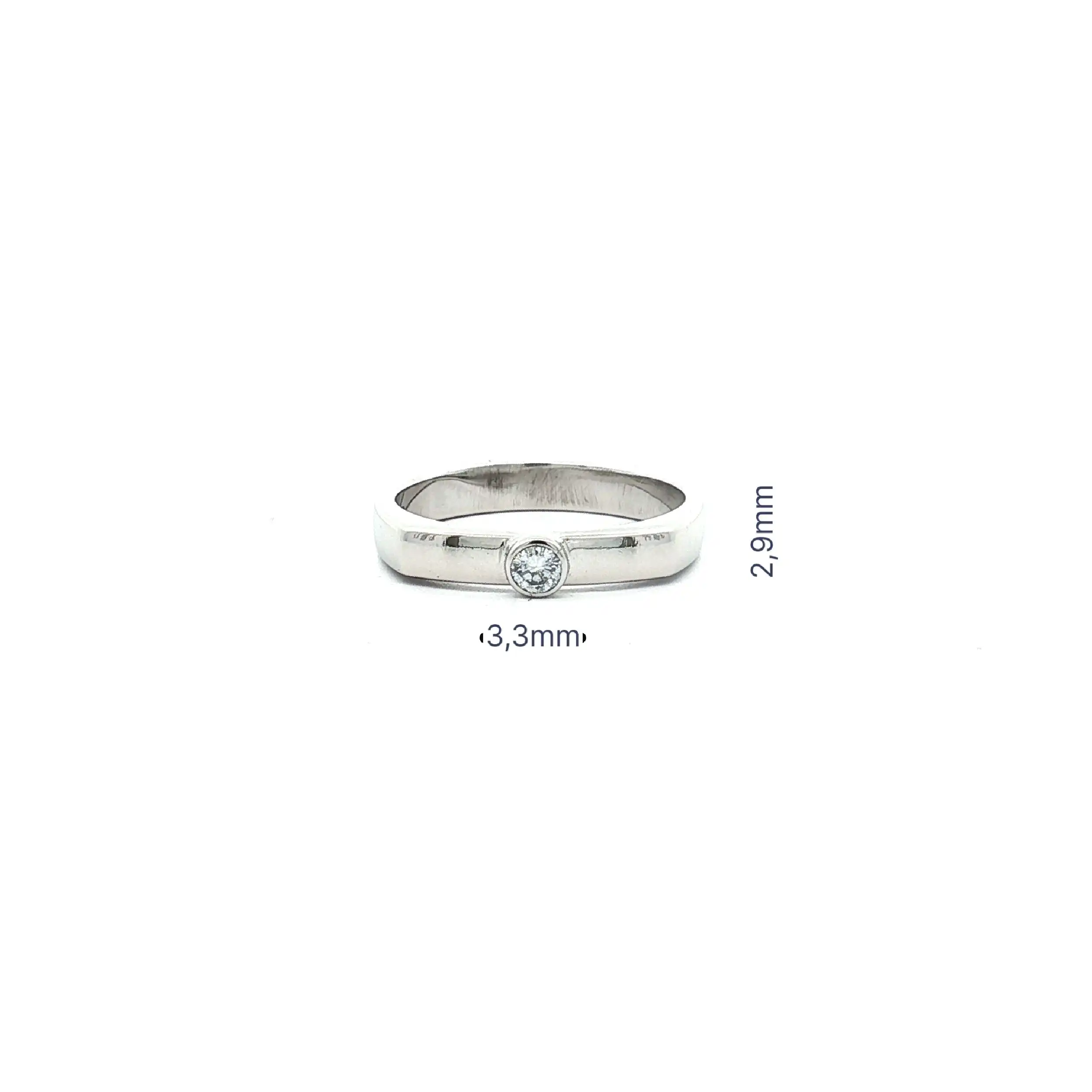 Ring Weißgold mit Brillant