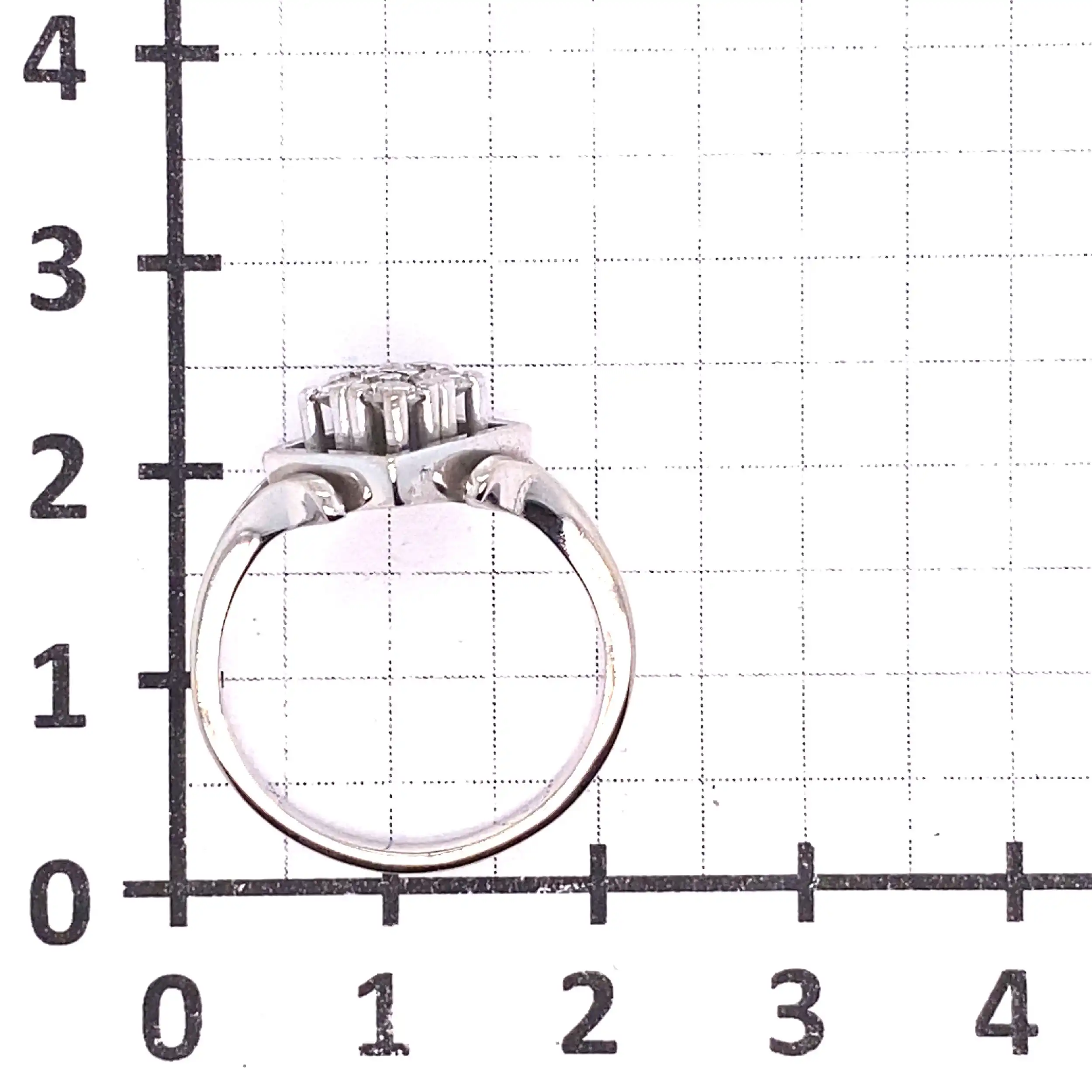Ring Weißgold mit Brillanten Ring Weißgold mit Brillanten