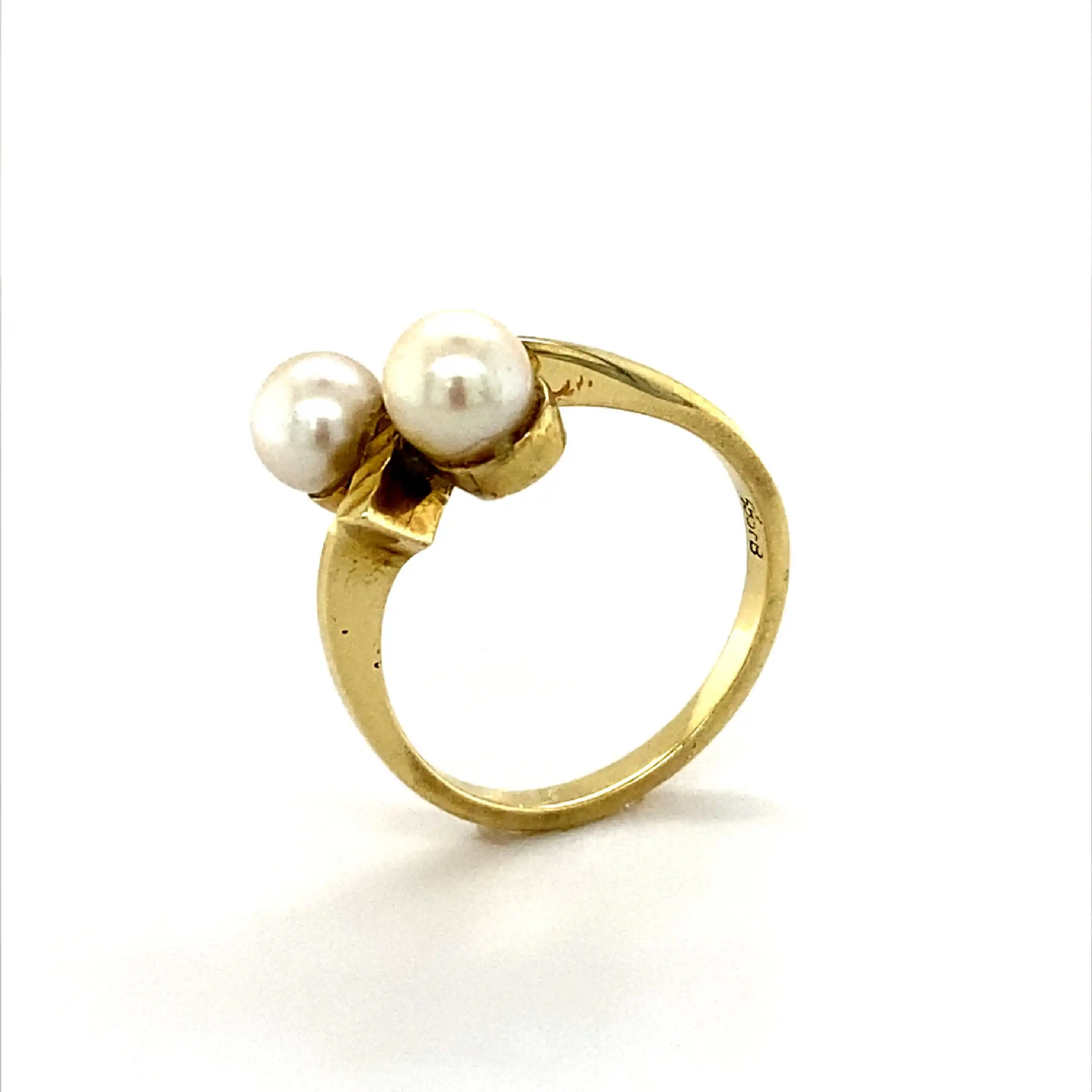 Ring Gelbgold mit Perlen Ring Gelbgold mit Perlen