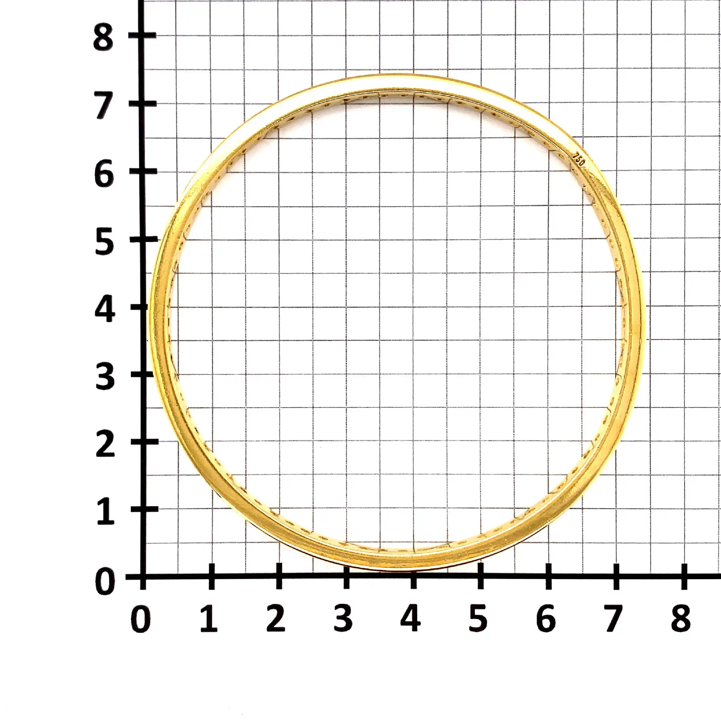 Armreif Gelbgold mit Brillanten