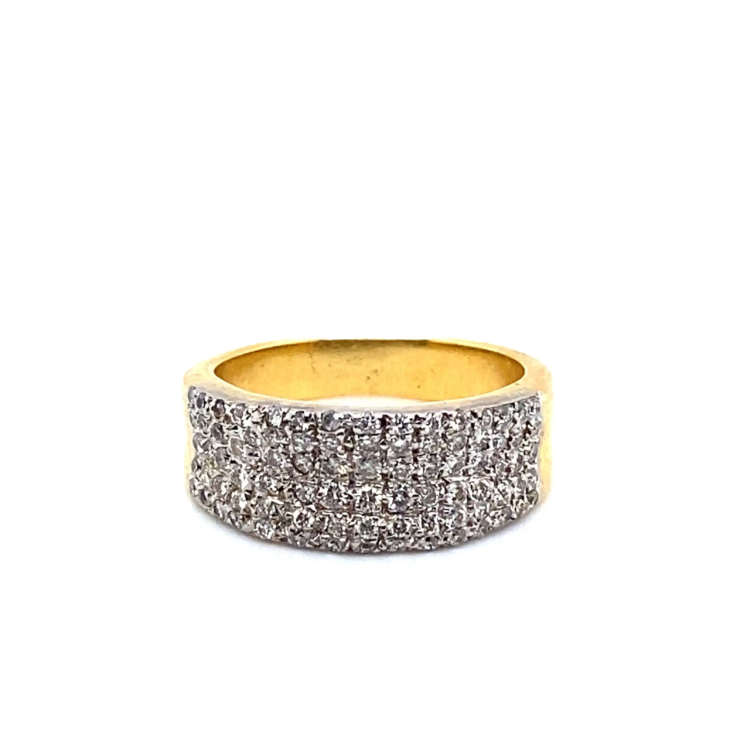 Ring bicolor mit Brillanten ca. 0,75 ct Ring bicolor mit Brillanten ca. 0,75 ct