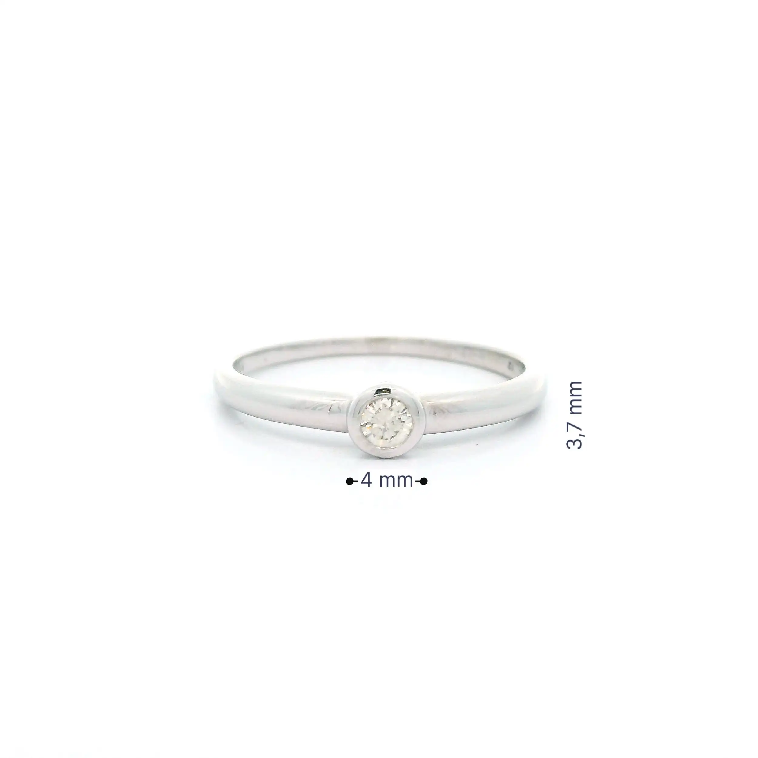Ring Weißgold mit Brillant