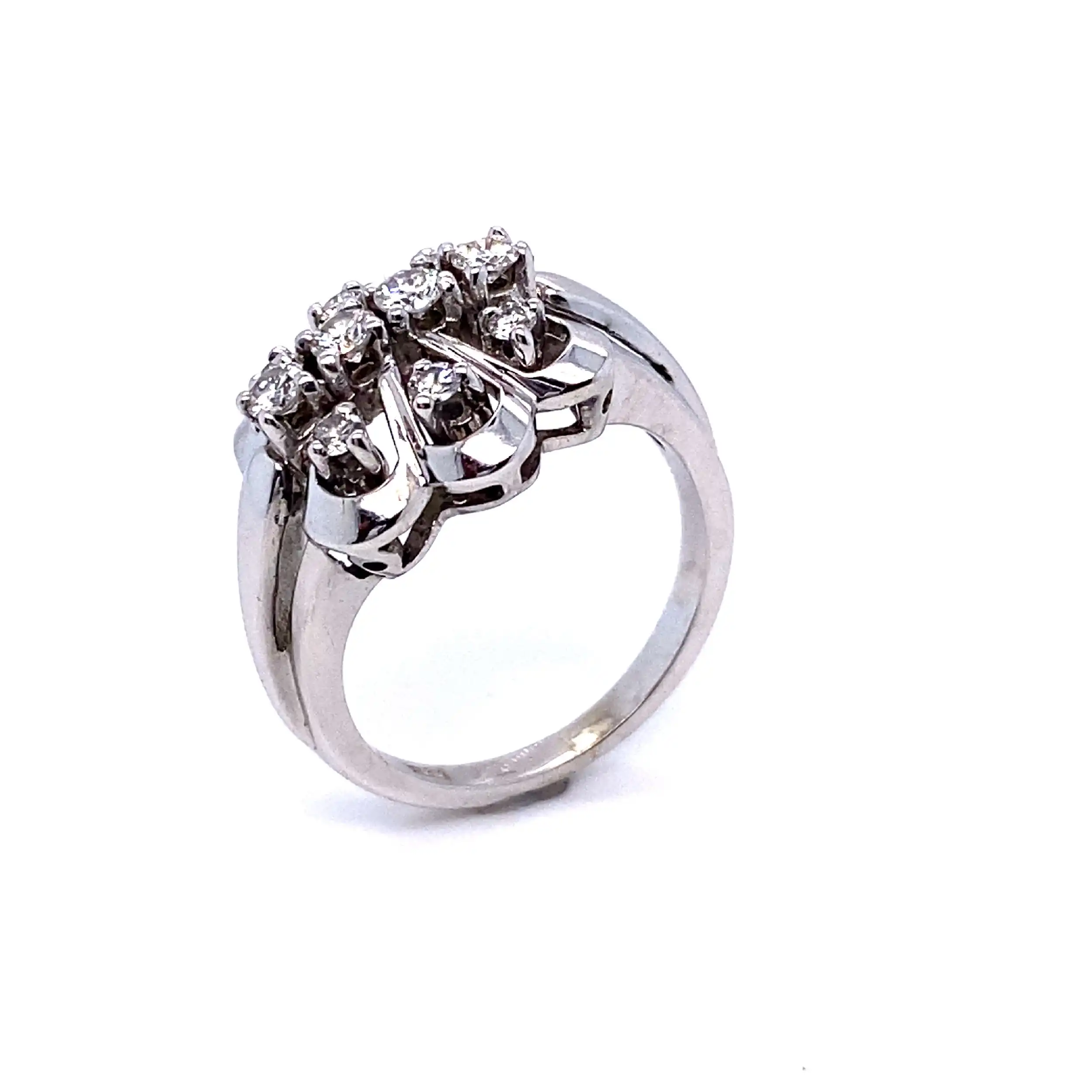 Ring weißgold mit 10 Brillanten Ring weißgold mit 10 Brillanten