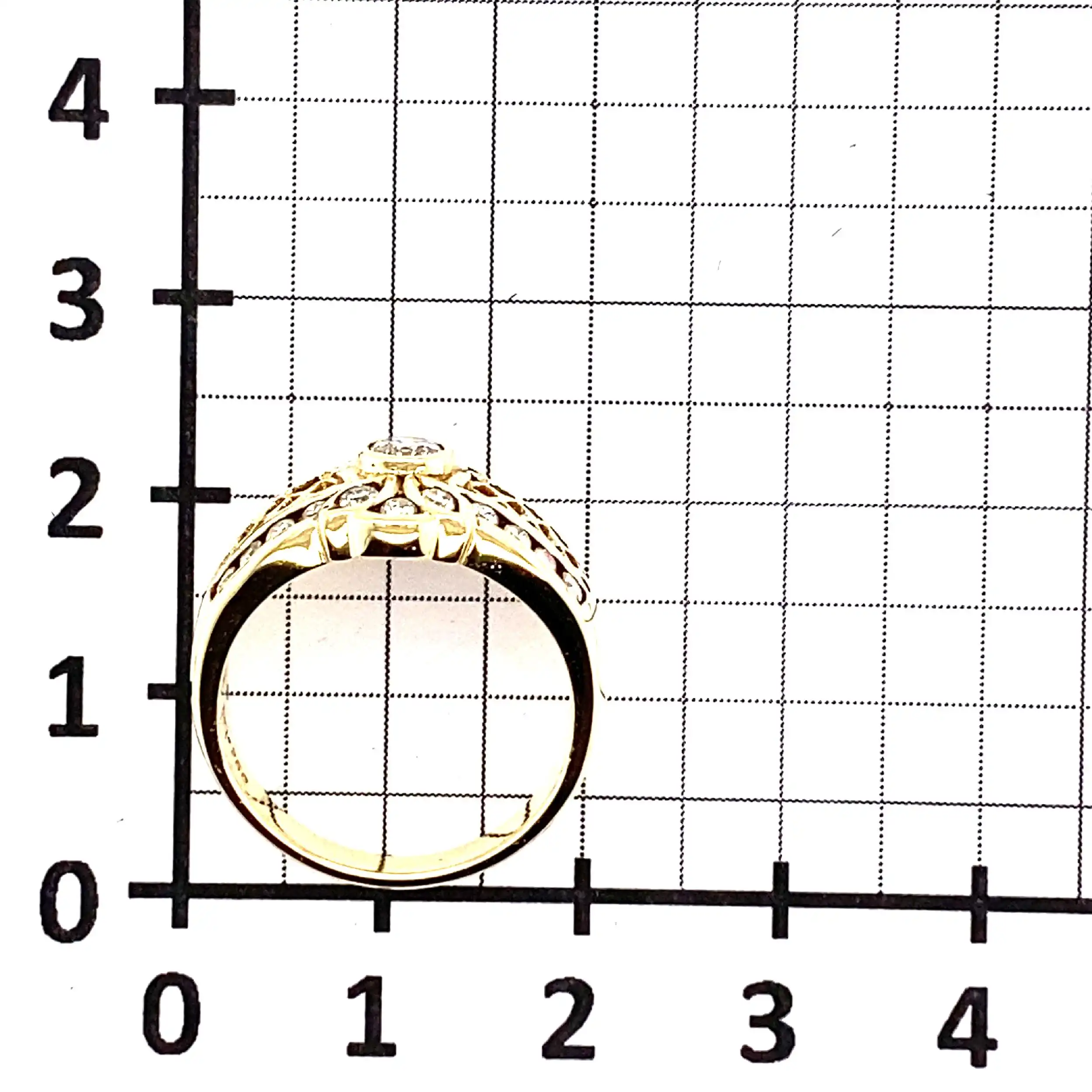 Ring Gelbgold mit Brillanten Ring Gelbgold mit Brillanten