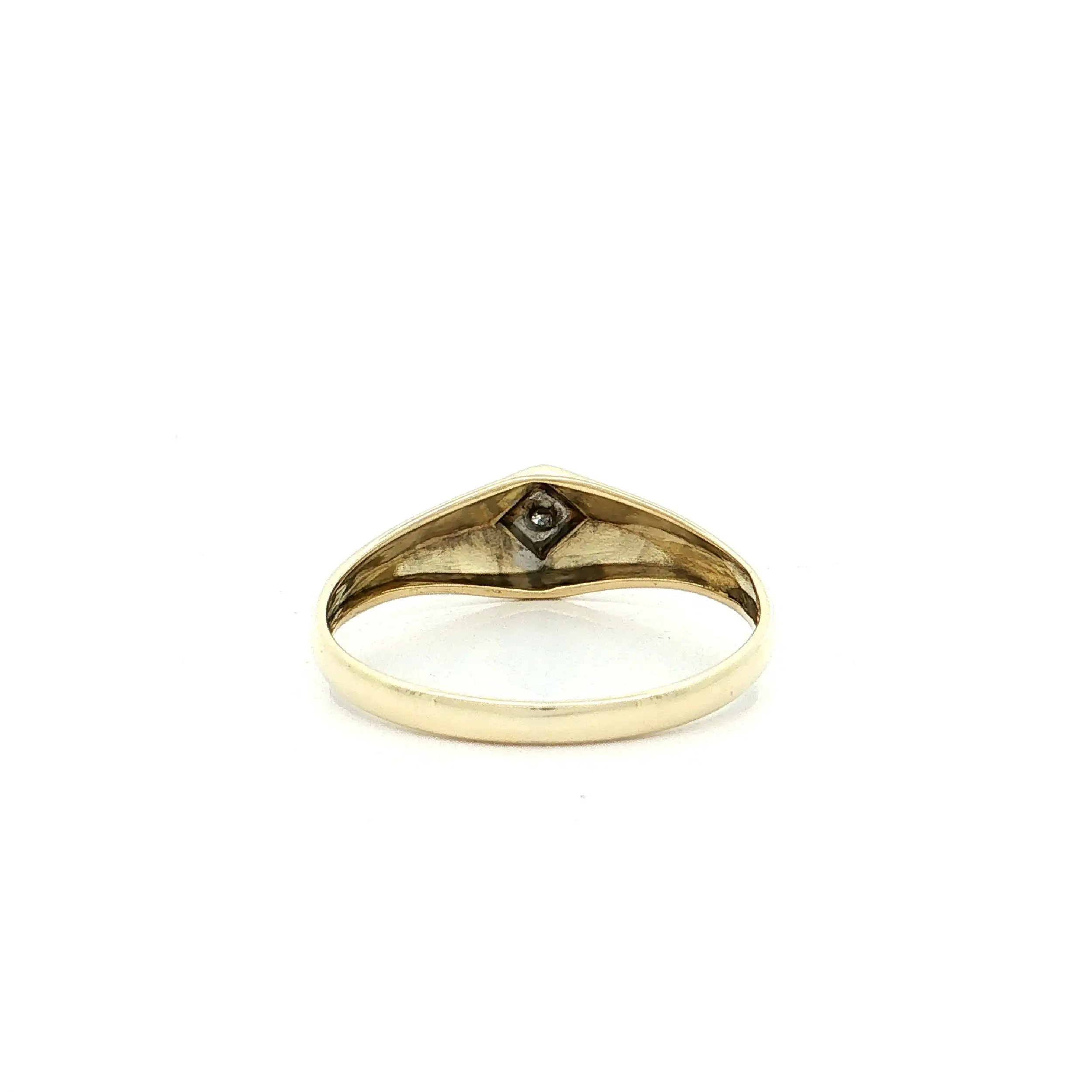 Ring Gelbgold mit Diamant