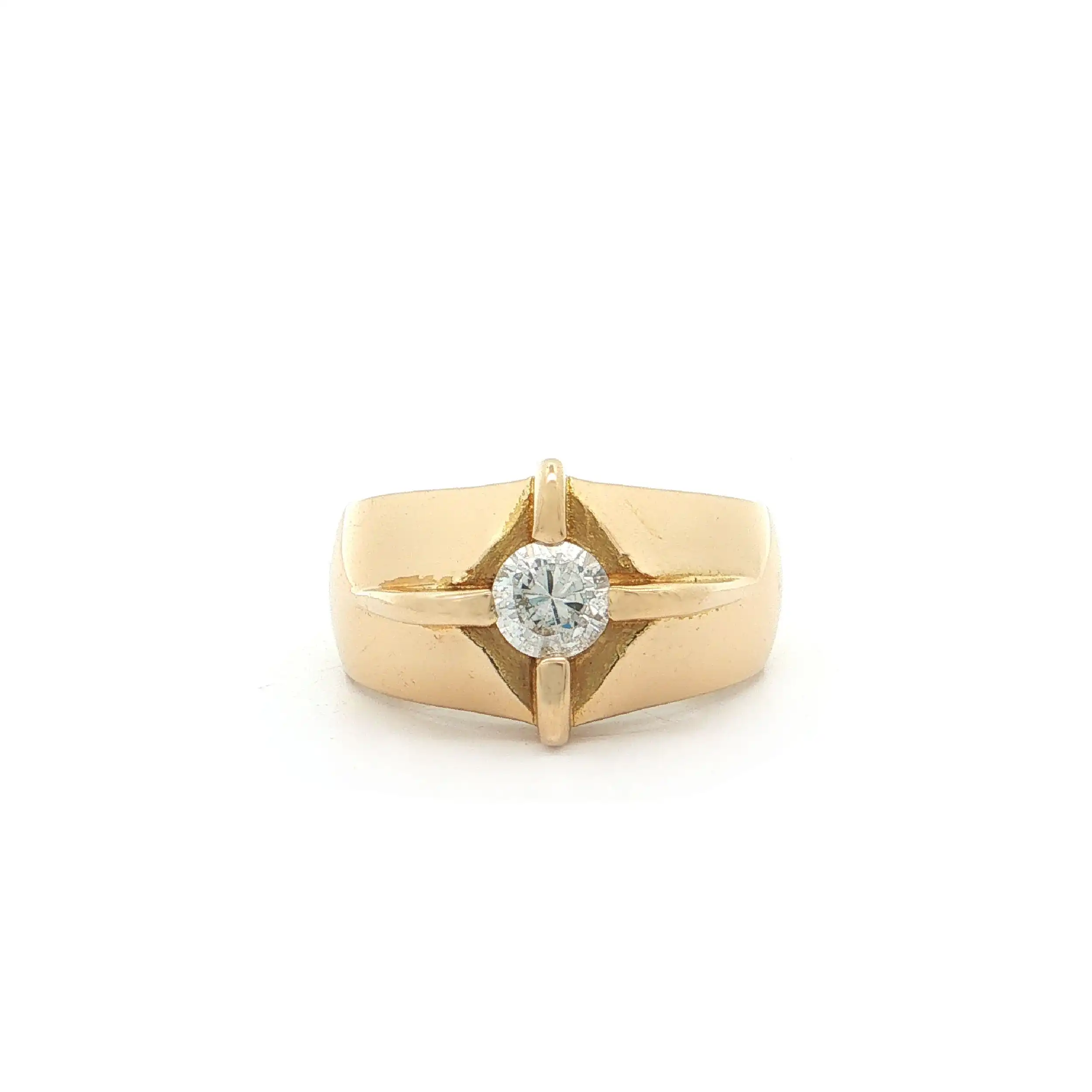 Ring Gelbgold mit Zirkonia Ring Gelbgold mit Zirkonia
