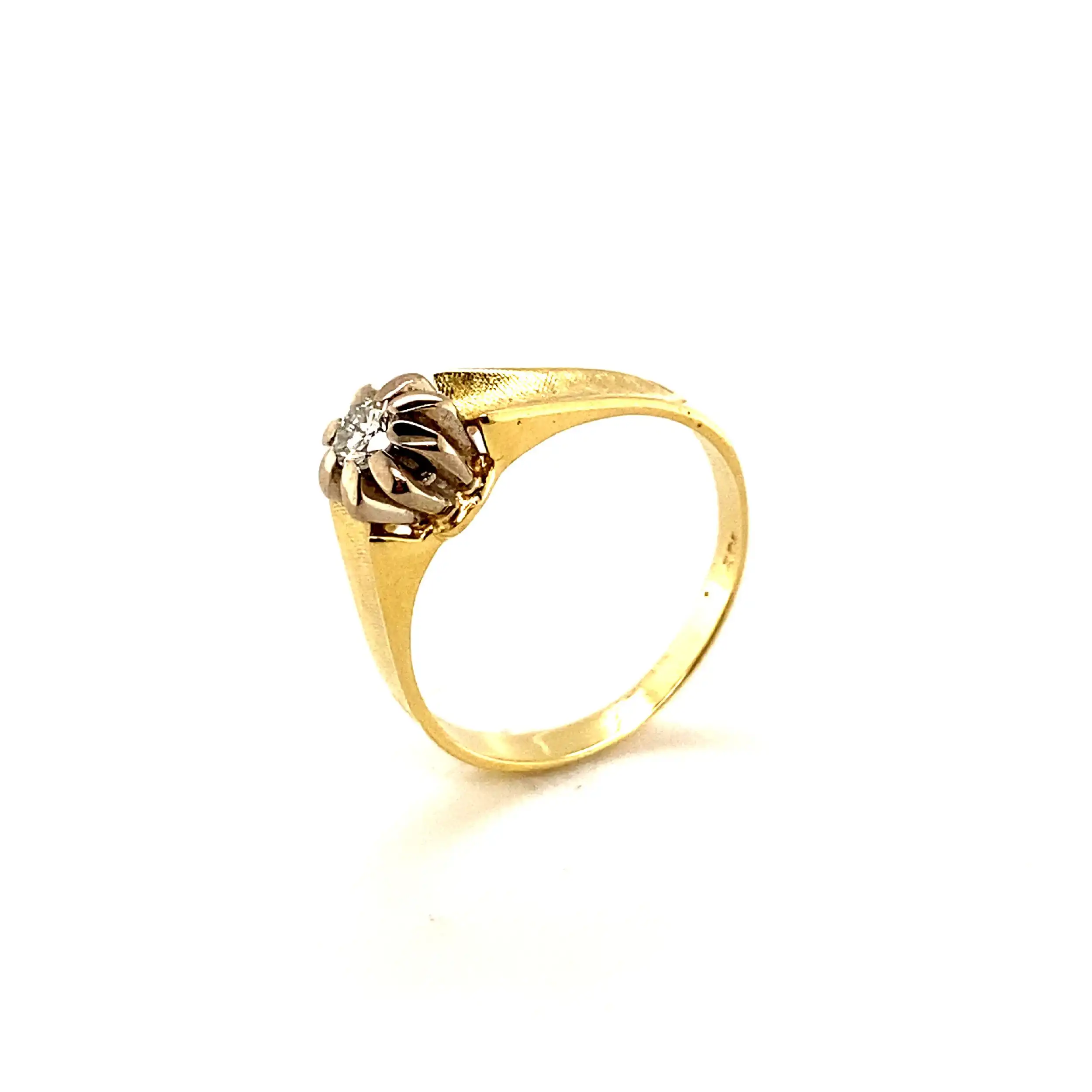 Ring Gelbgold mit Brillant