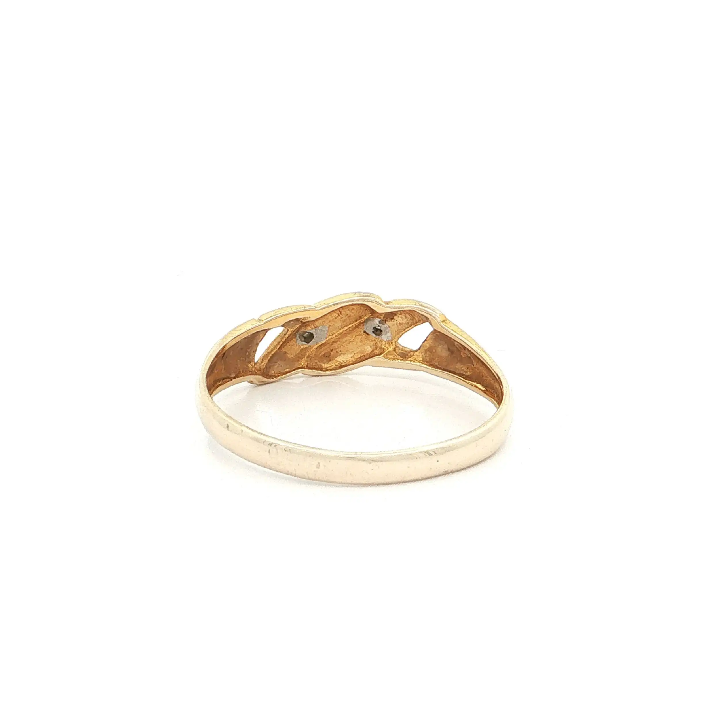 Ring Bicolor mit Diamanten Ring Bicolor mit Diamanten