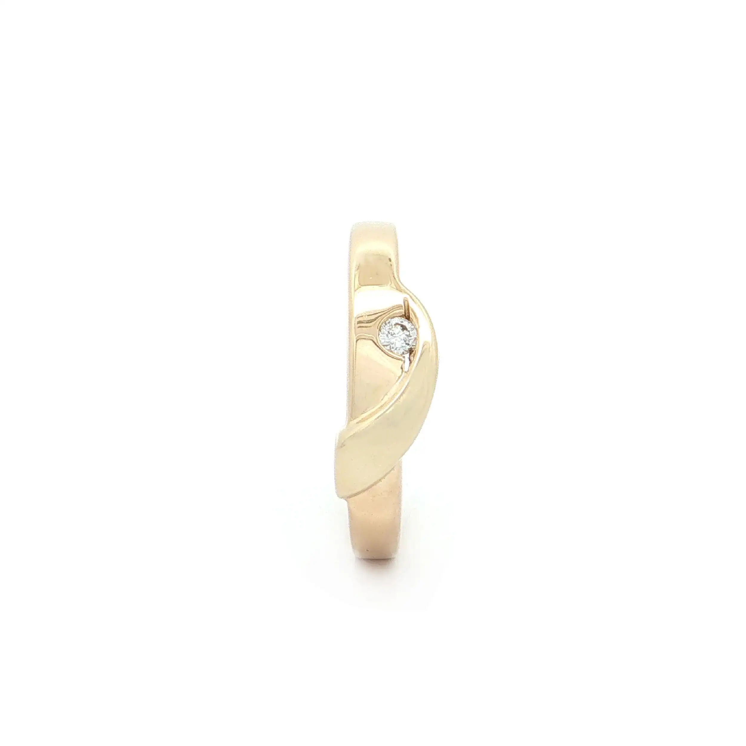 Ring Gelbgold mit Brillant