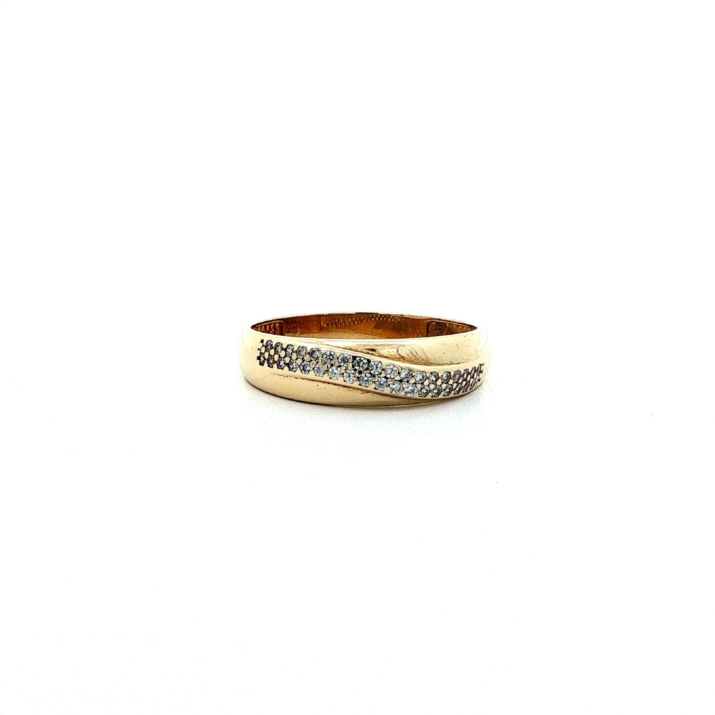 Ring Gelbgold mit Zirkonia