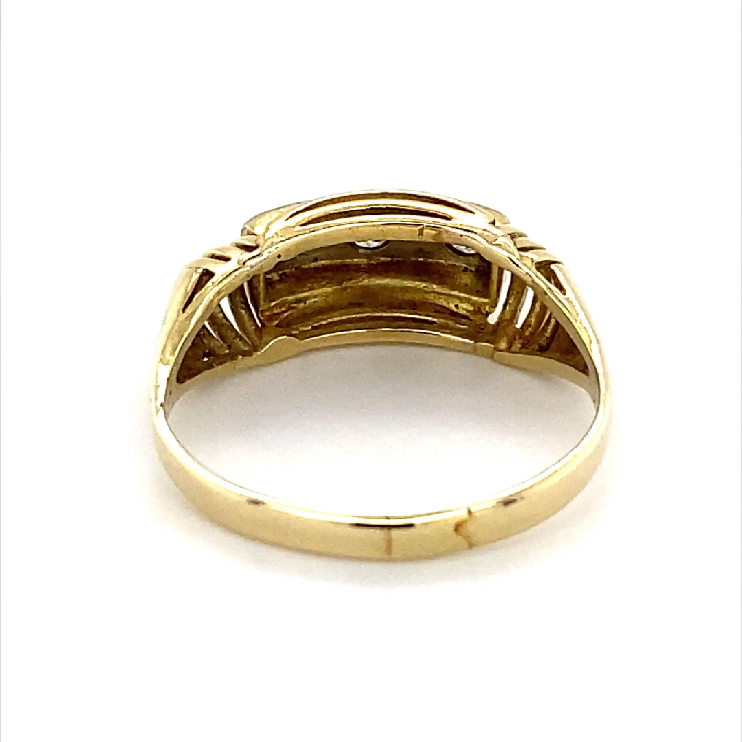 Ring Bicolor mit Brillanten Ring Bicolor mit Brillanten