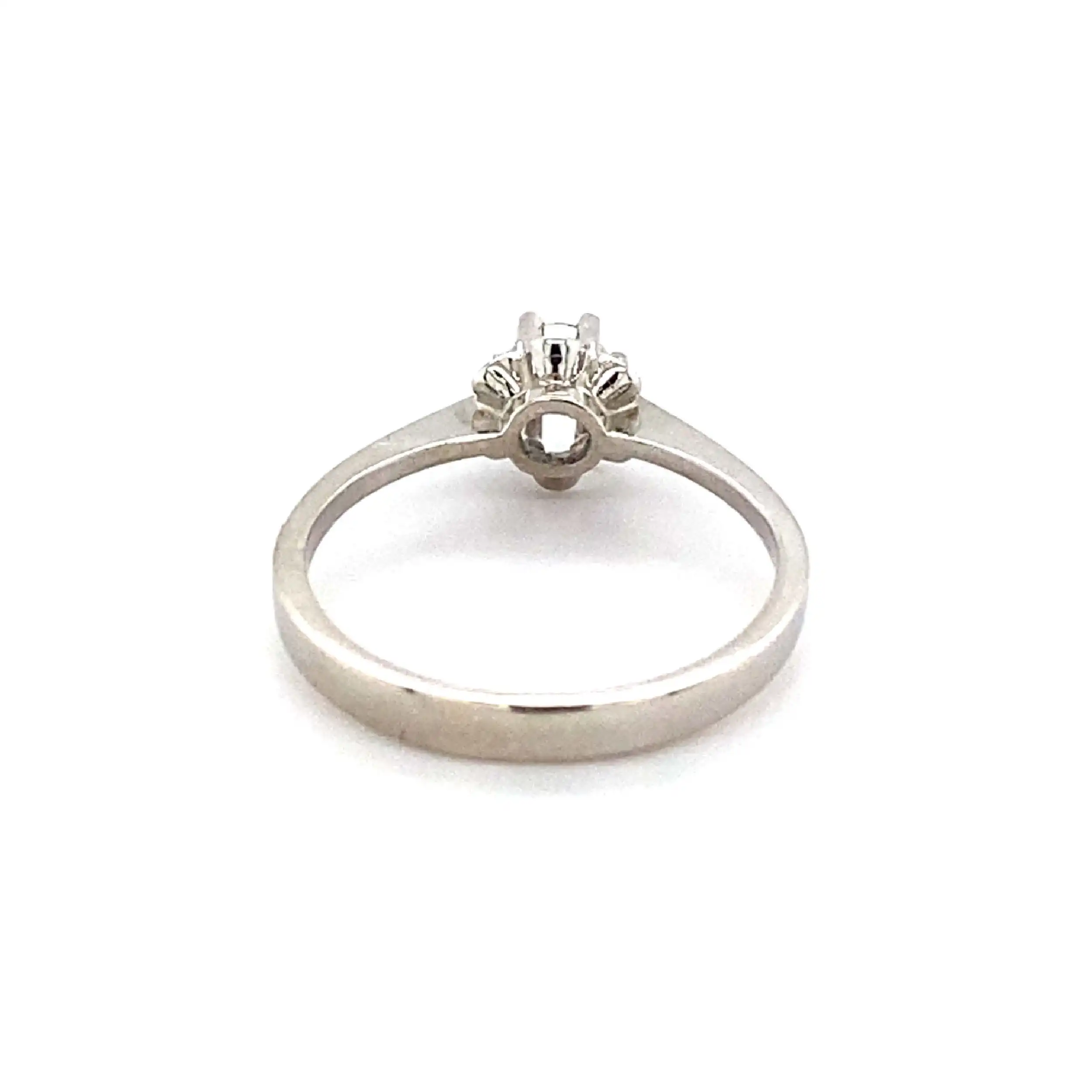 Ring Weißgold mit Solitär Brillant Ring Weißgold mit Solitär Brillant