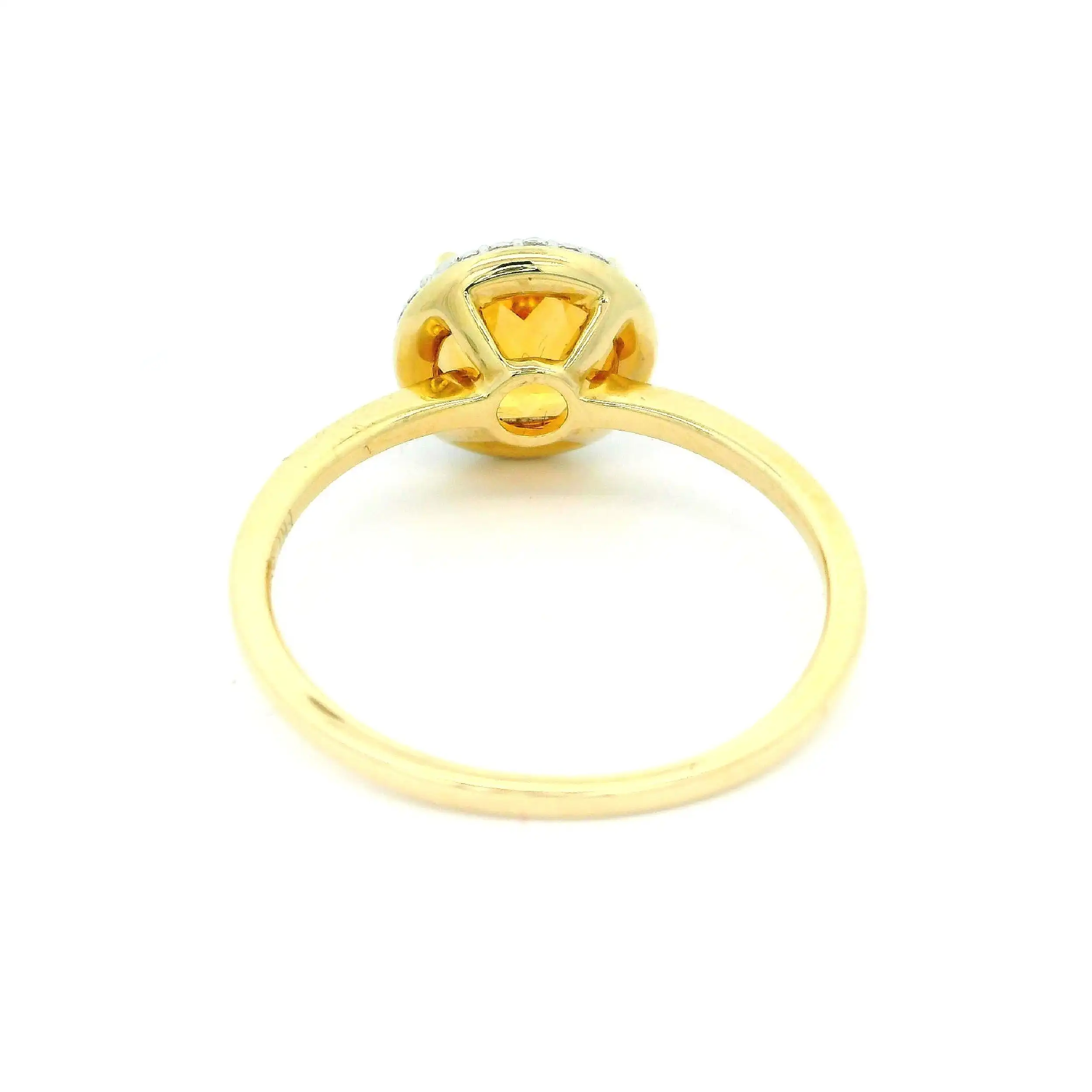 Ring Gelbgold mit Citrin