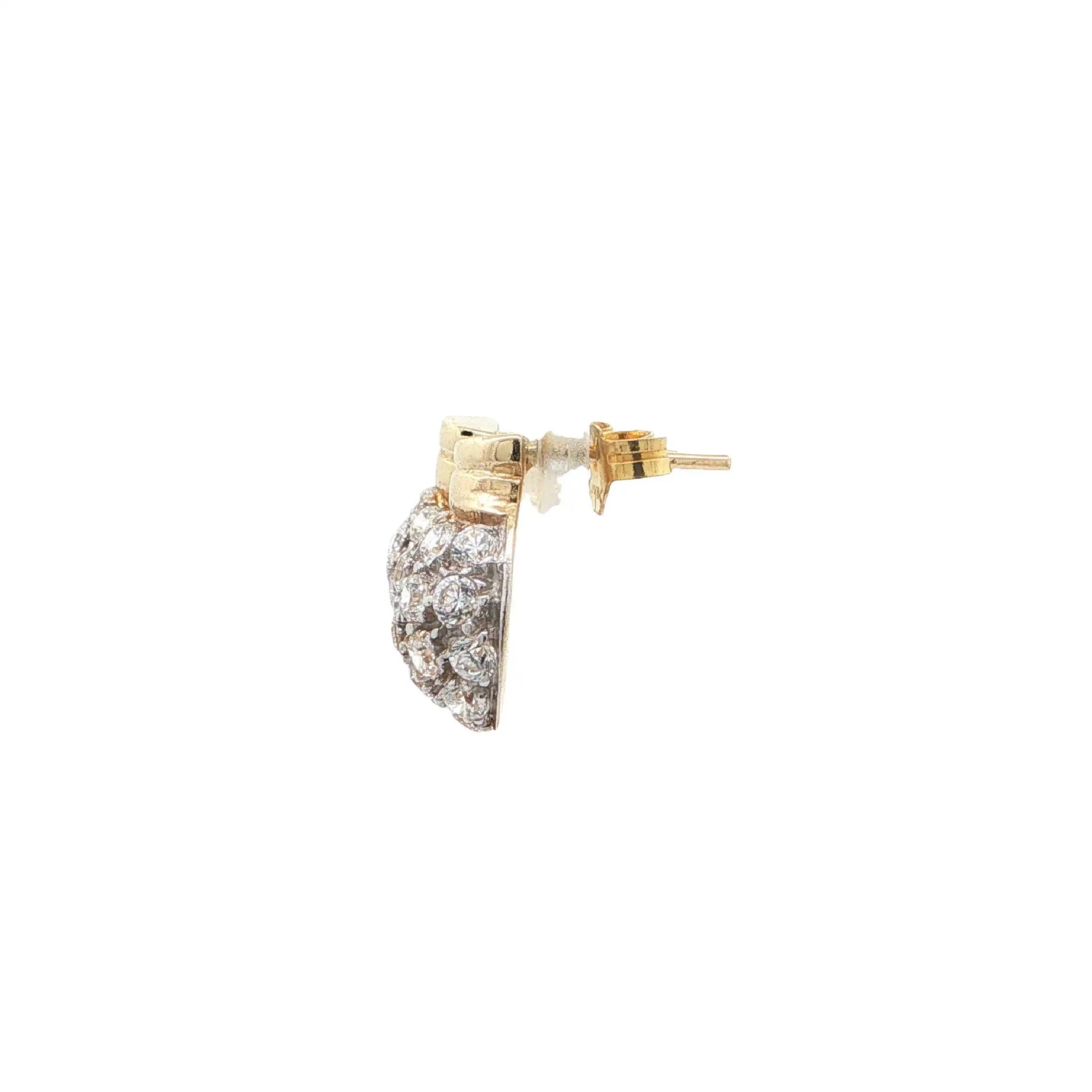Ohrstecker Gelbgold mit Zirkonia