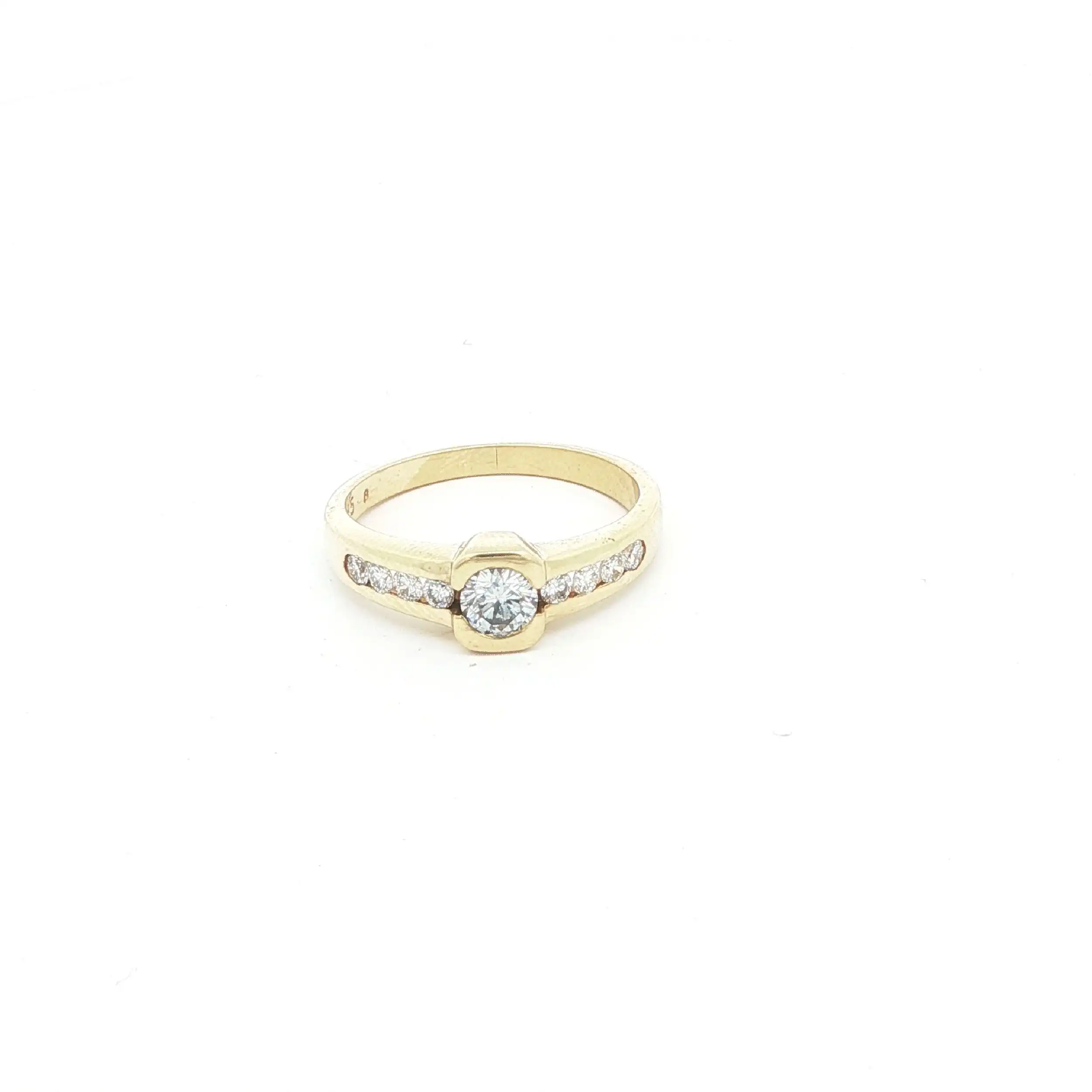 Ring Gelbgold mit Brillanten