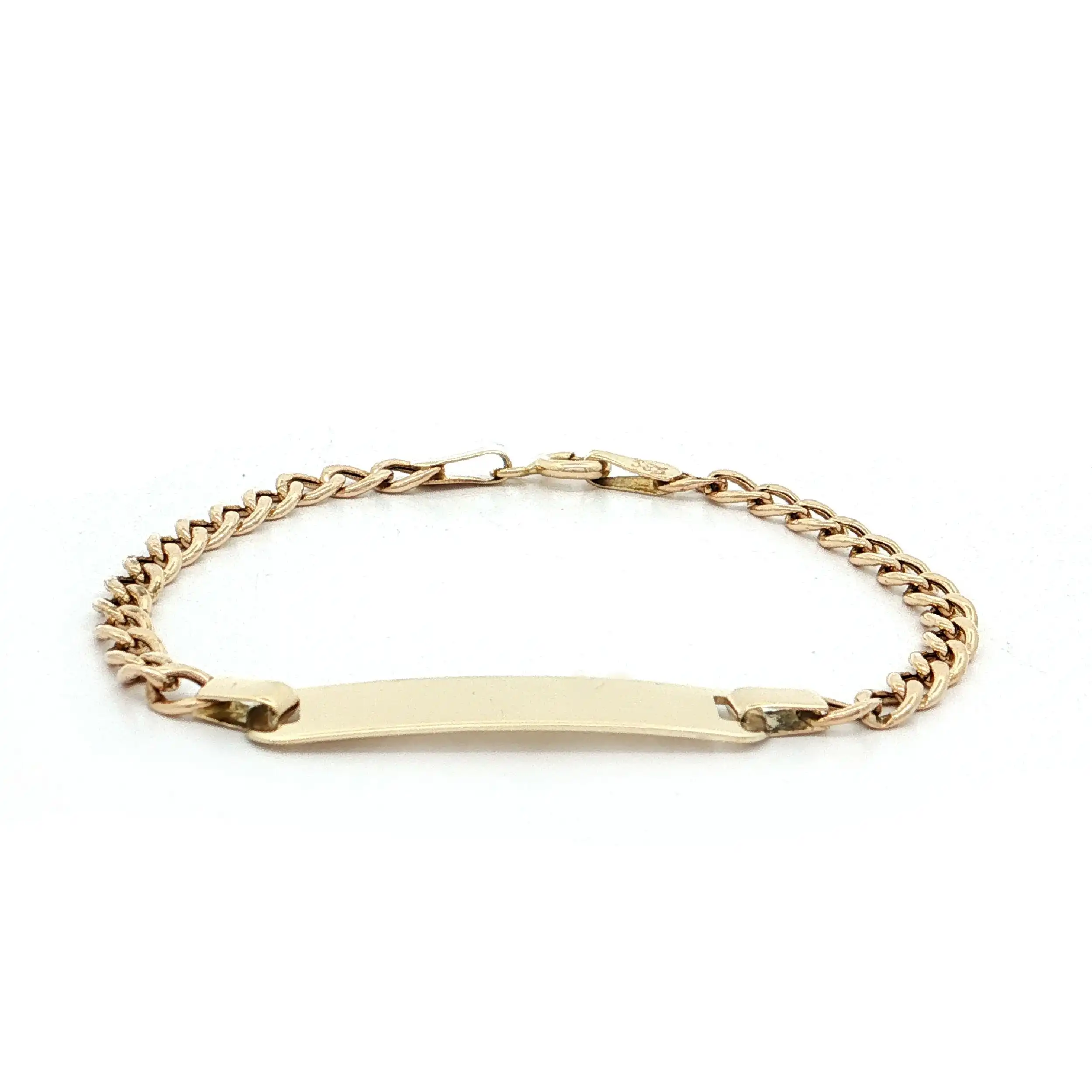 Kinder-Identarmband Gelbgold