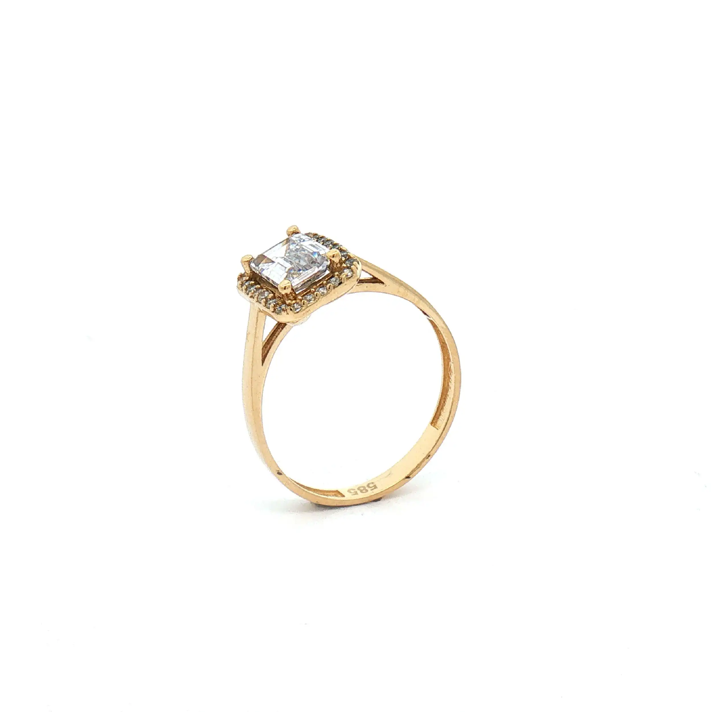 Ring Gelbgold mit Zirkonia