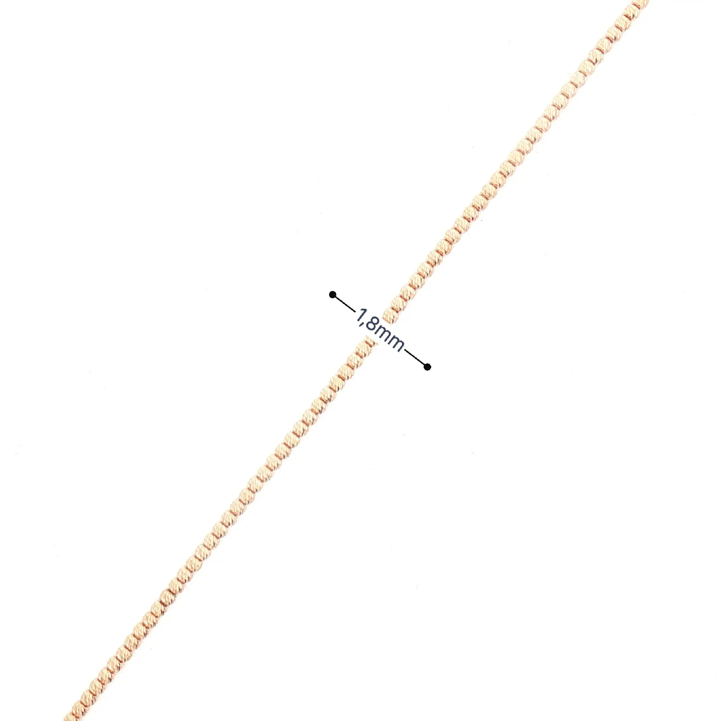 Armband Rotgold Kügelchen diamantiert