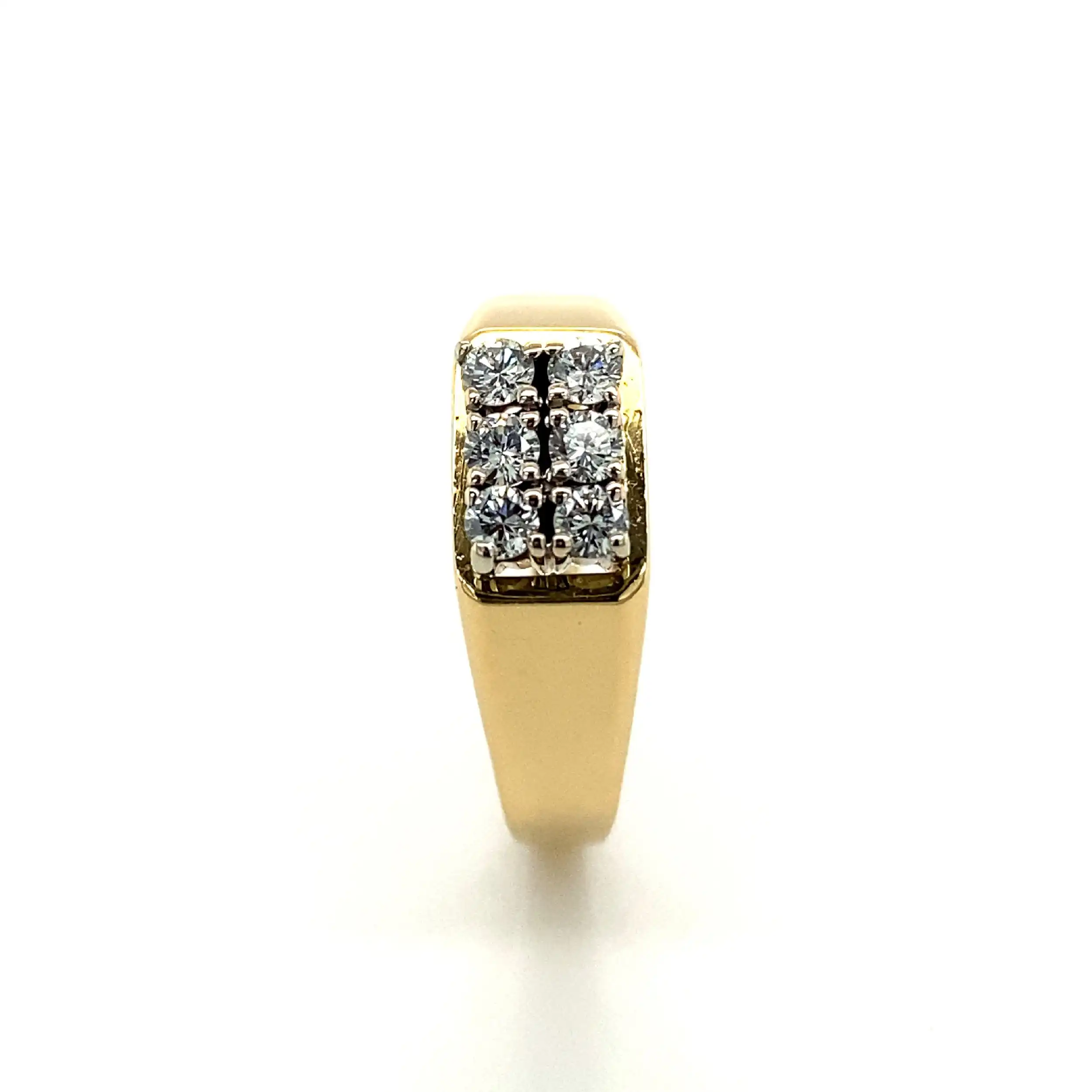 Ring Gelbgold mit Brillanten