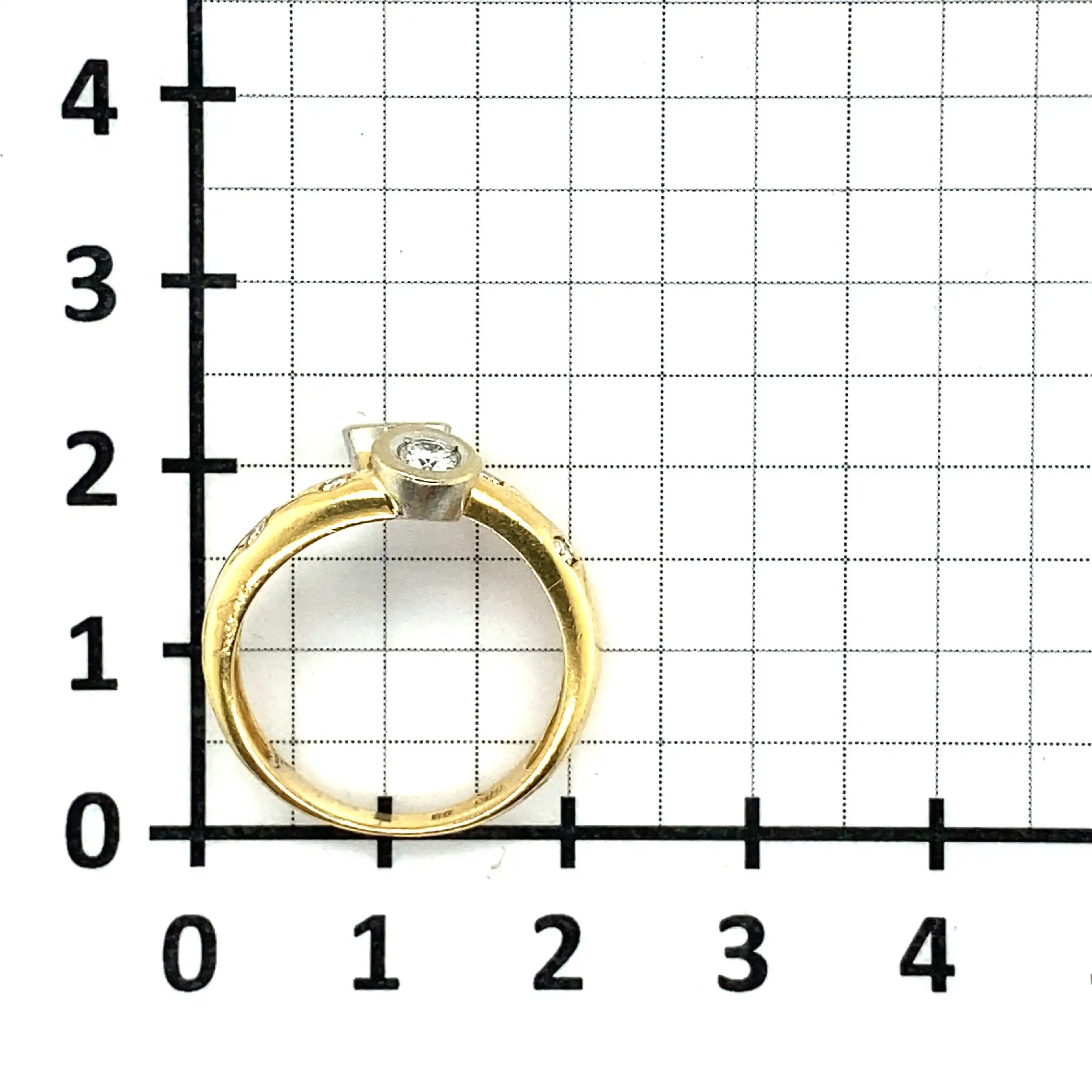 Ring Gelbgold mit Brillanten Ring Gelbgold mit Brillanten